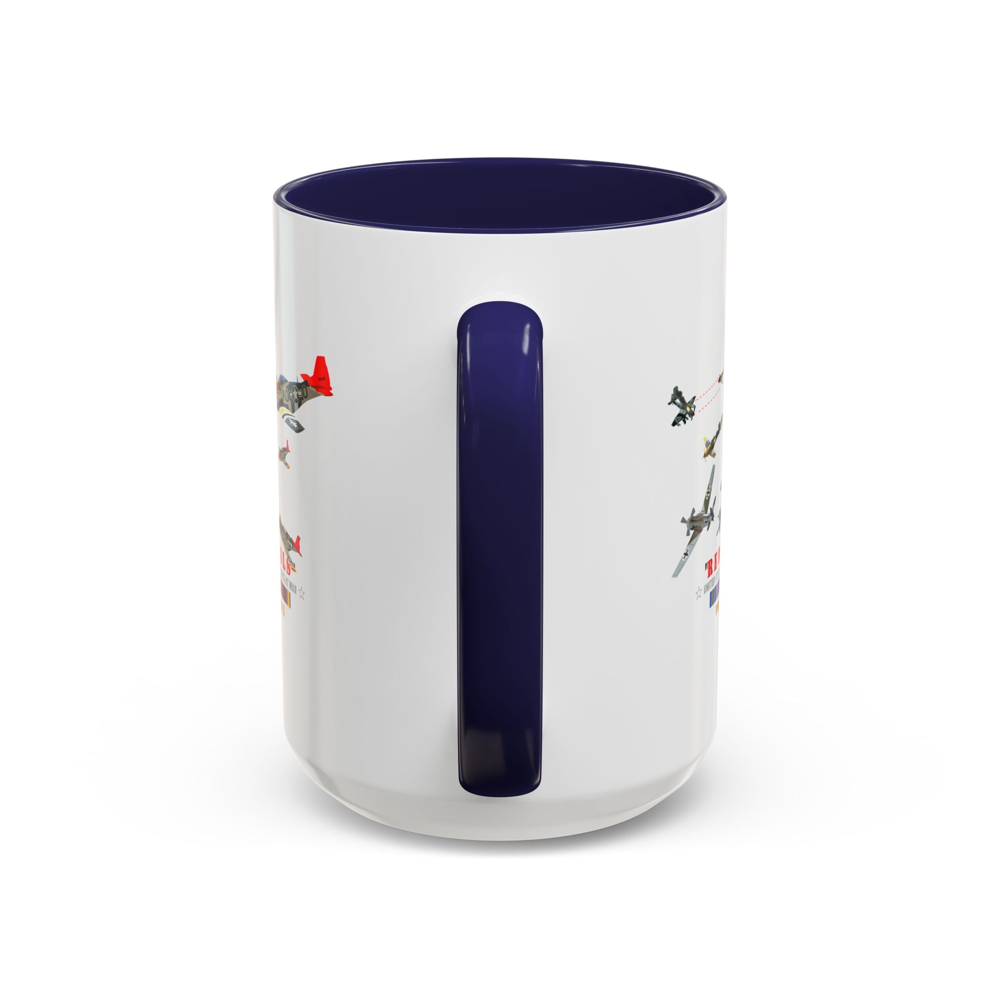 Accent Coffee Mug - Army - AAC - 332nd Fighter Group - Red Tails - At War