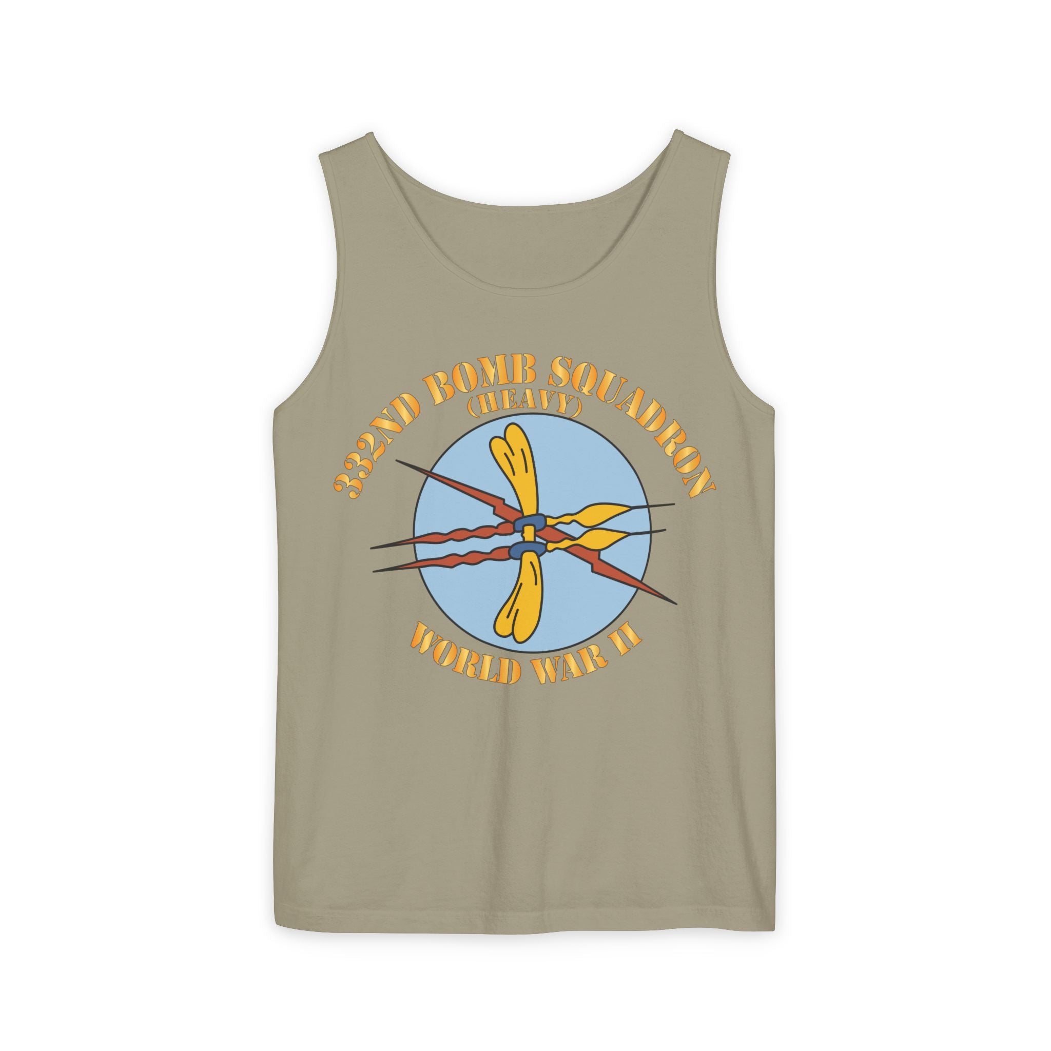 Unisex Garment-Dyed Tank Top - AAC - 332nd Bomb Squadron WWII X 300