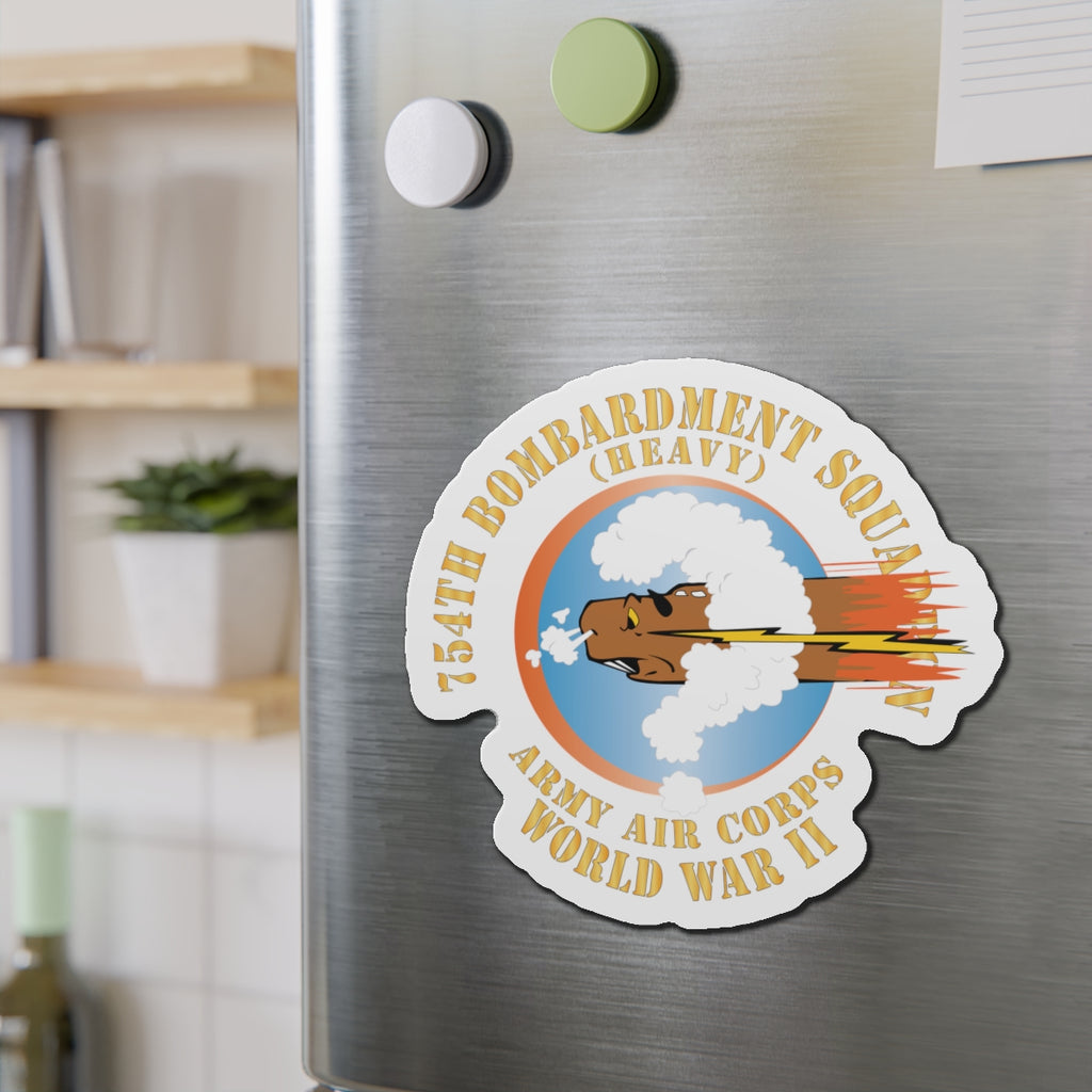 Die-Cut Magnets - AAC - 754th Bombardment Squadron - Army Air Corps - WWII X 300