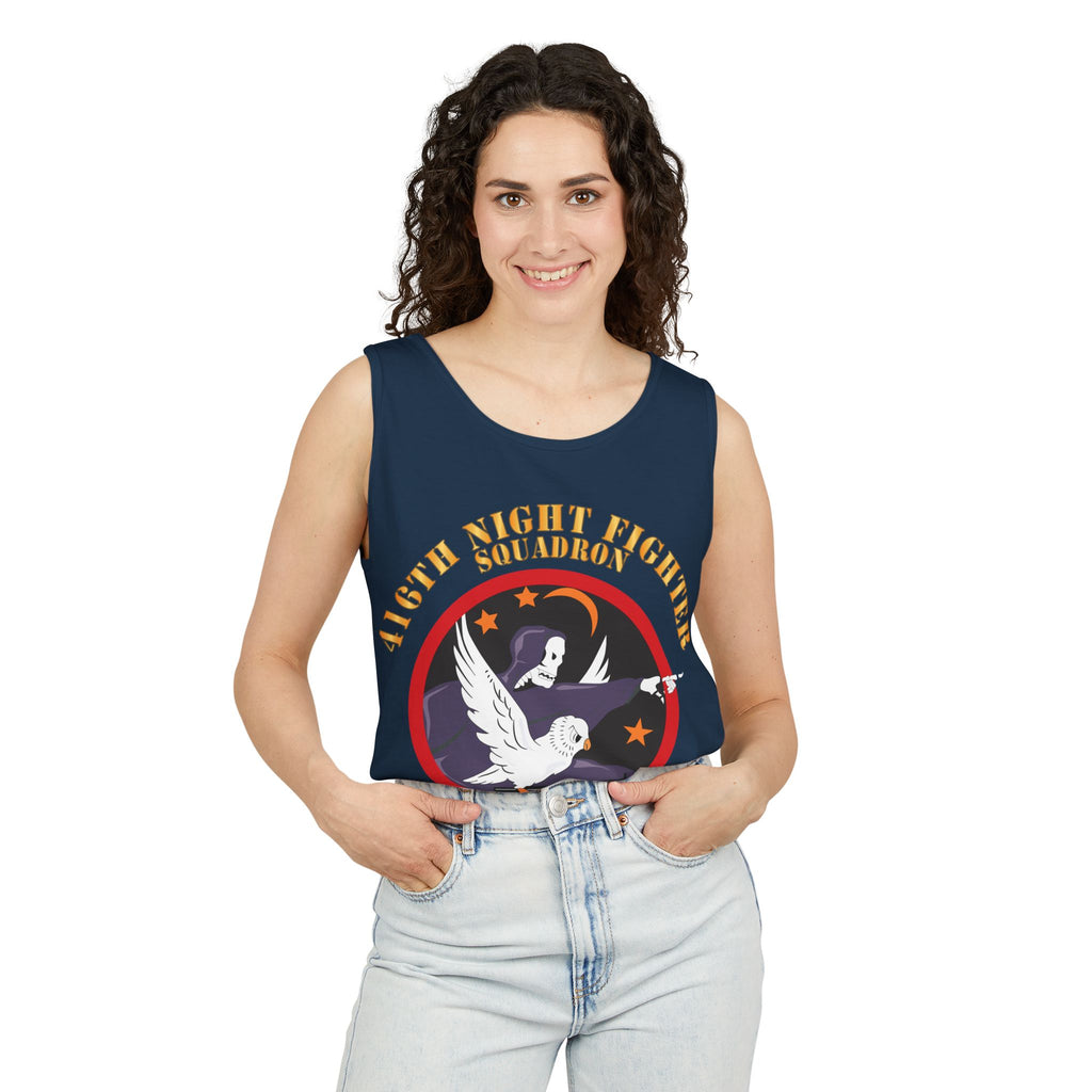 Unisex Garment-Dyed Tank Top - AAC - 416th Night Fighter Squadron - WWII X 300