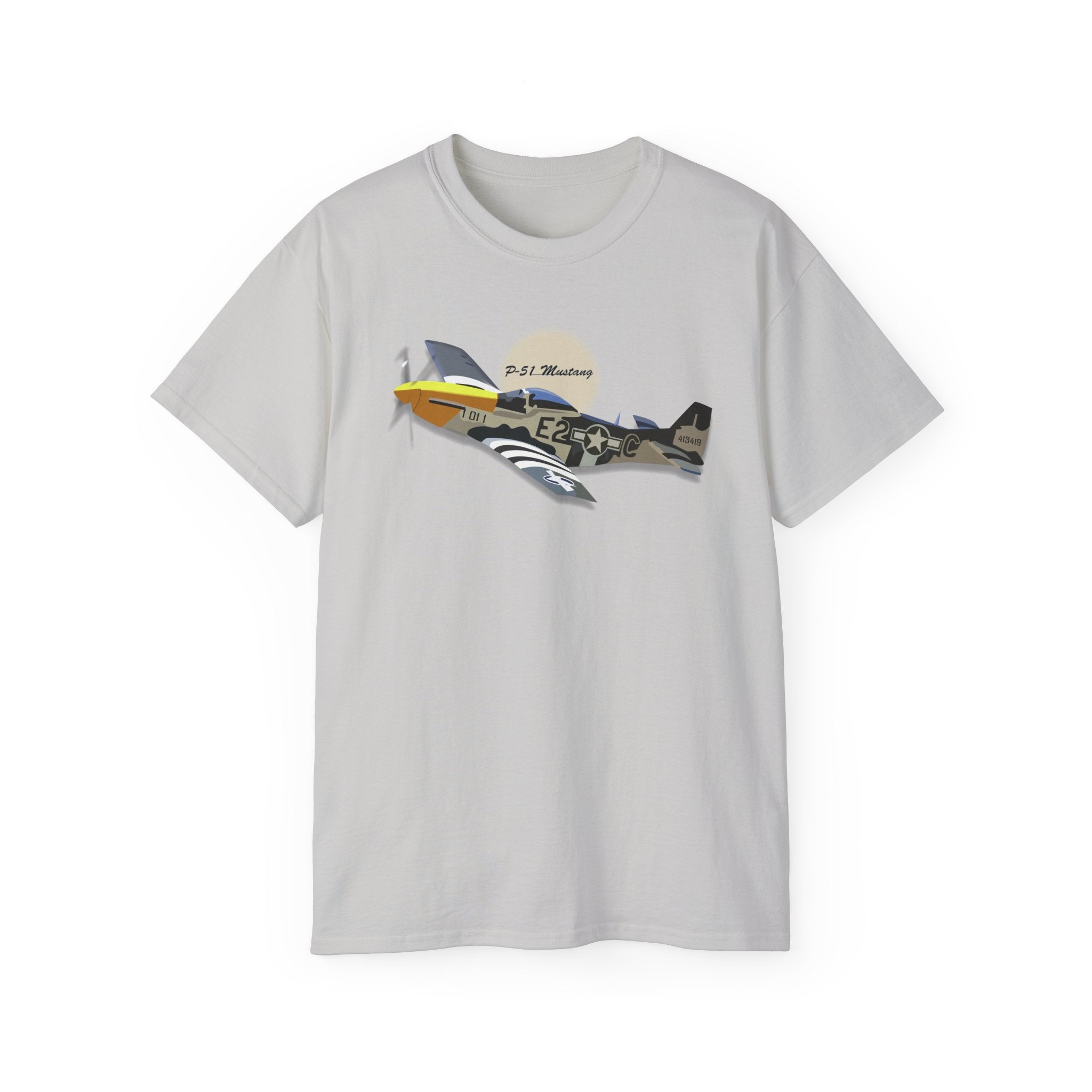 Unisex Ultra Cotton Tee - Army Air Corps P-51 Mustang wo AAC X 300
