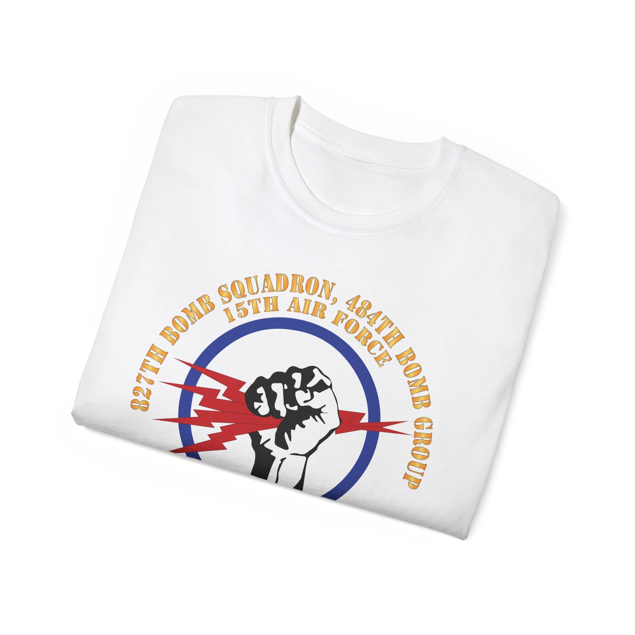 Unisex Ultra Cotton Tee - AAC - 827th Bomb Squadron, 484th Bomb Group - 15th AAF X 300