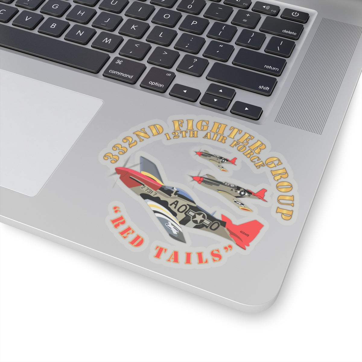 Kiss-Cut Stickers - Army - AAC - 332nd Fighter Group - 12th AF - Red Tails