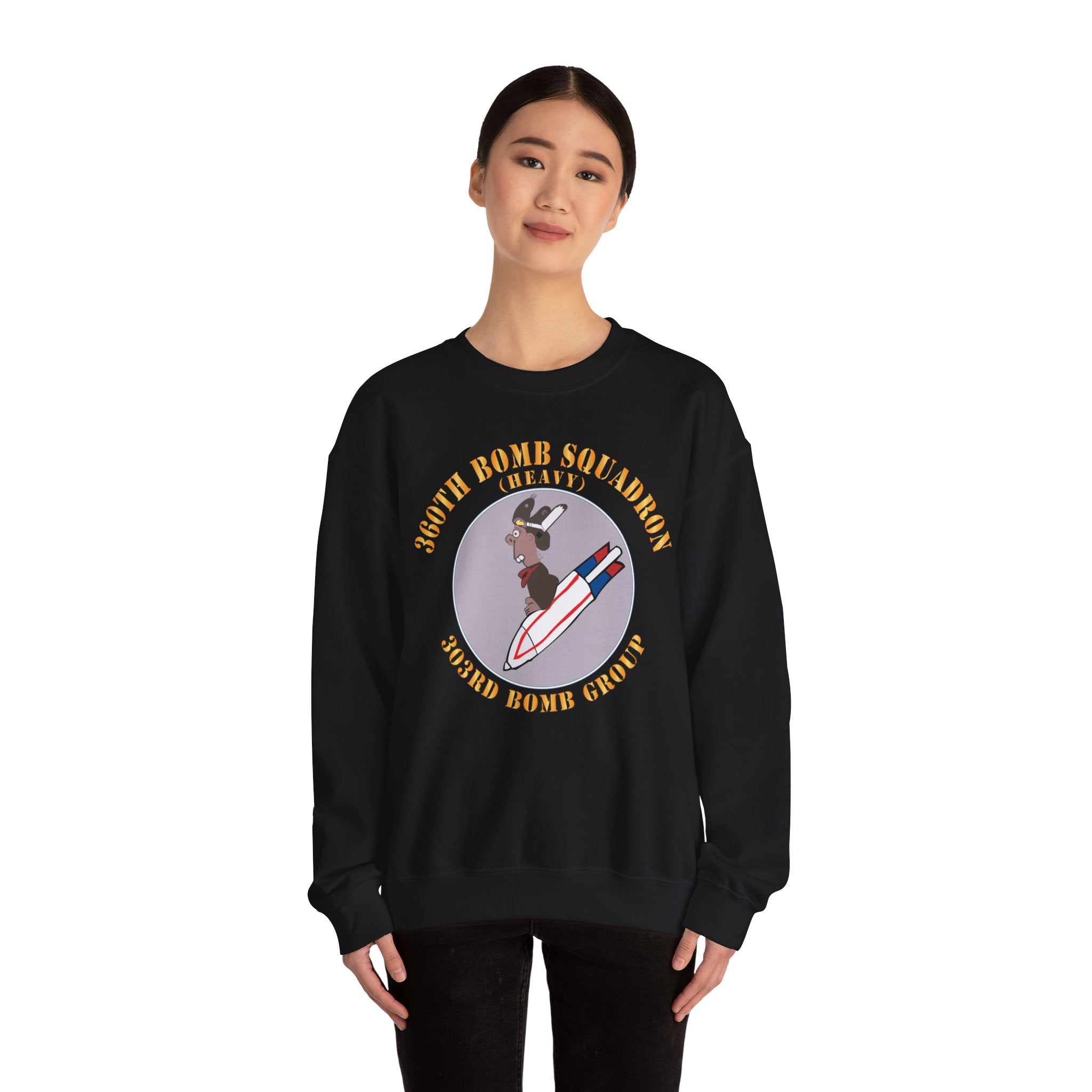 Crewneck Sweatshirt - AAC - 360th Bomb Squadron - 303rd BG - WWII X 300
