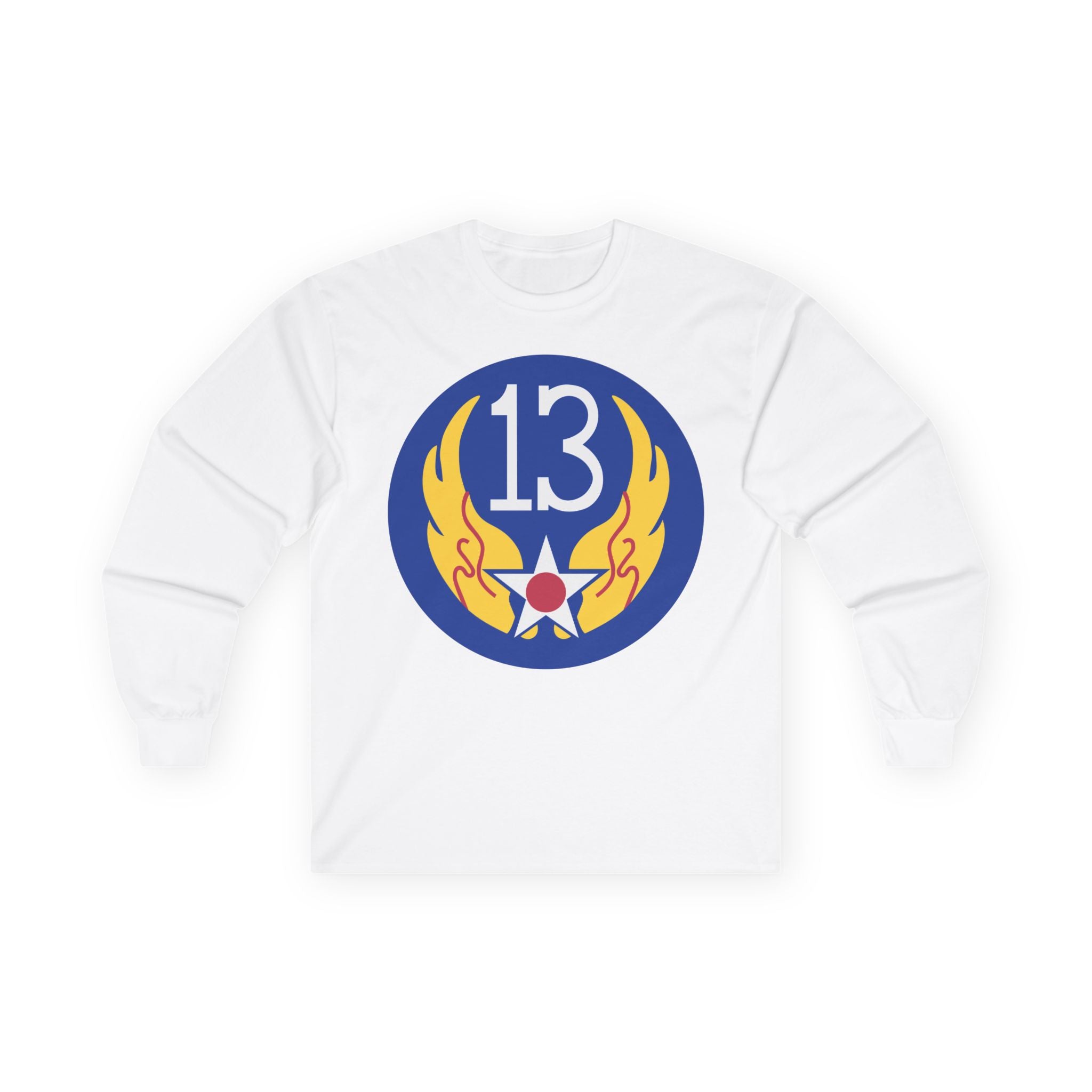 Unisex Long Sleeve Tee - AAC - SSI - 13th Air Force wo Txt X 300