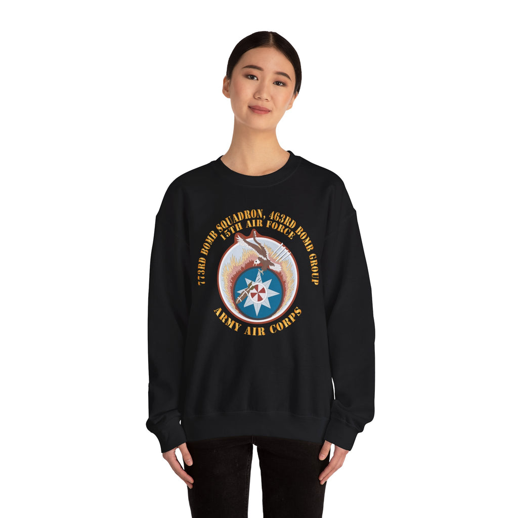 Crewneck Sweatshirt - AAC - 773rd Bomb Squadron, 463rd Bomb Group - 15th AF X 300