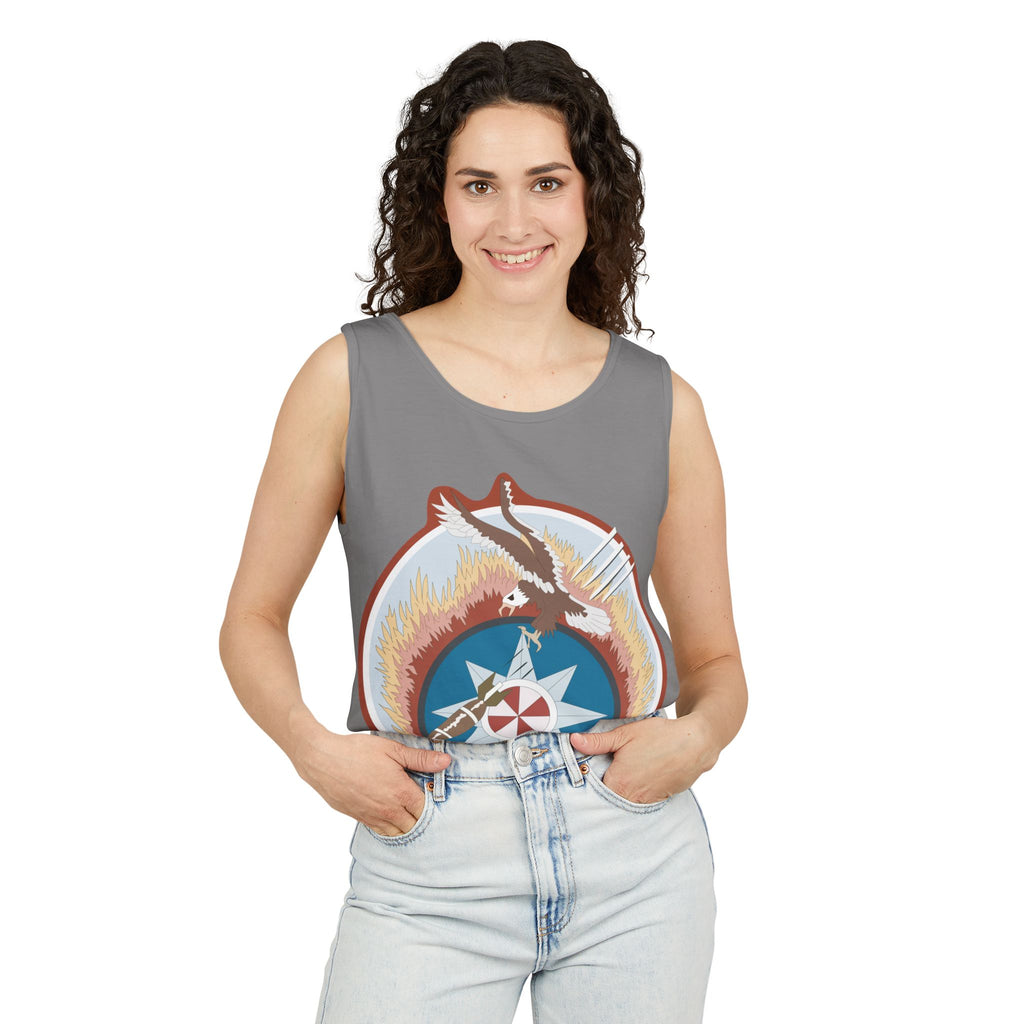 Unisex Garment-Dyed Tank Top - AAC - 773rd Bomb Squadron, 463rd Bomb Group - 15th AF wo Txt X 300