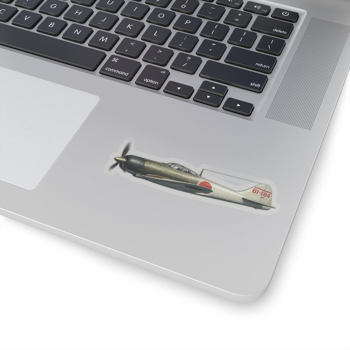 Kiss-Cut Stickers - WWII - Fighter Aircraft - Japanese Zero - Profile - Left