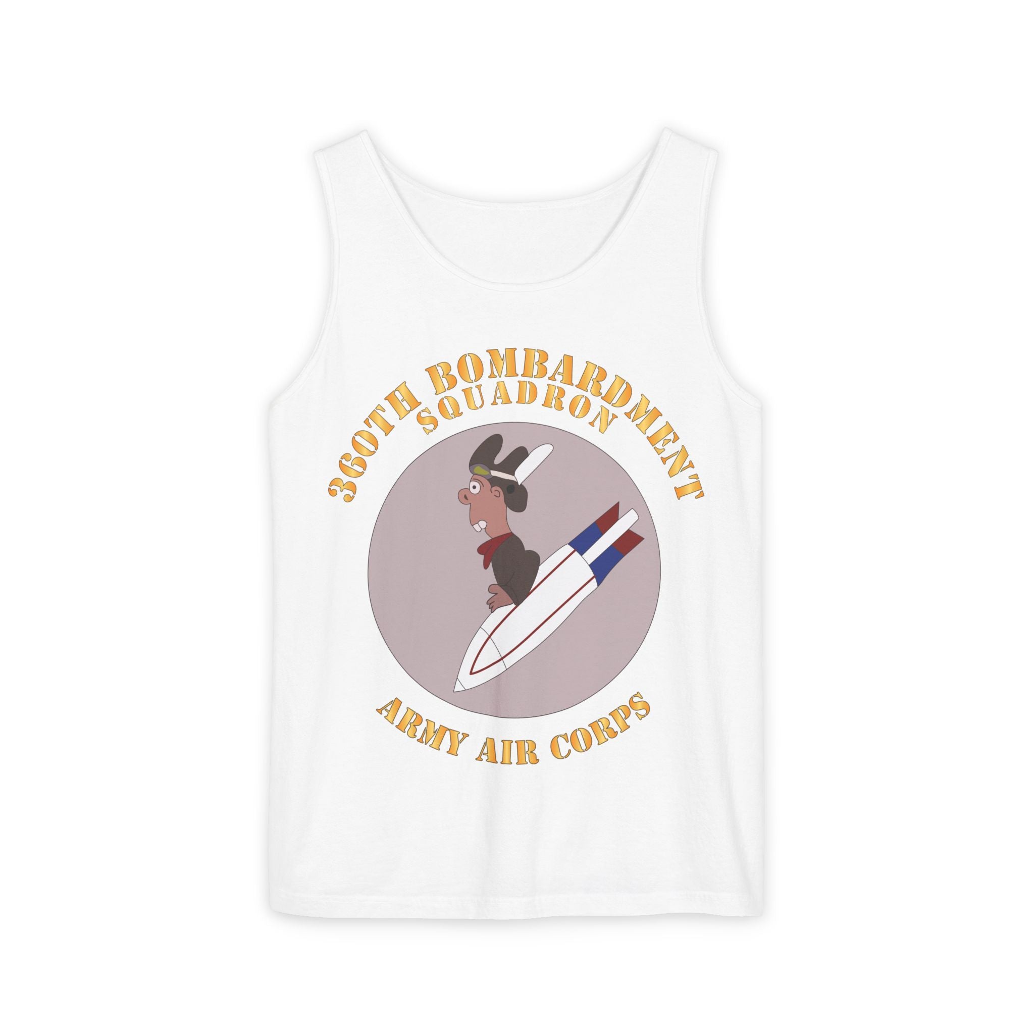 Unisex Garment-Dyed Tank Top - AAC - 360th Bombardment Squadron X 300