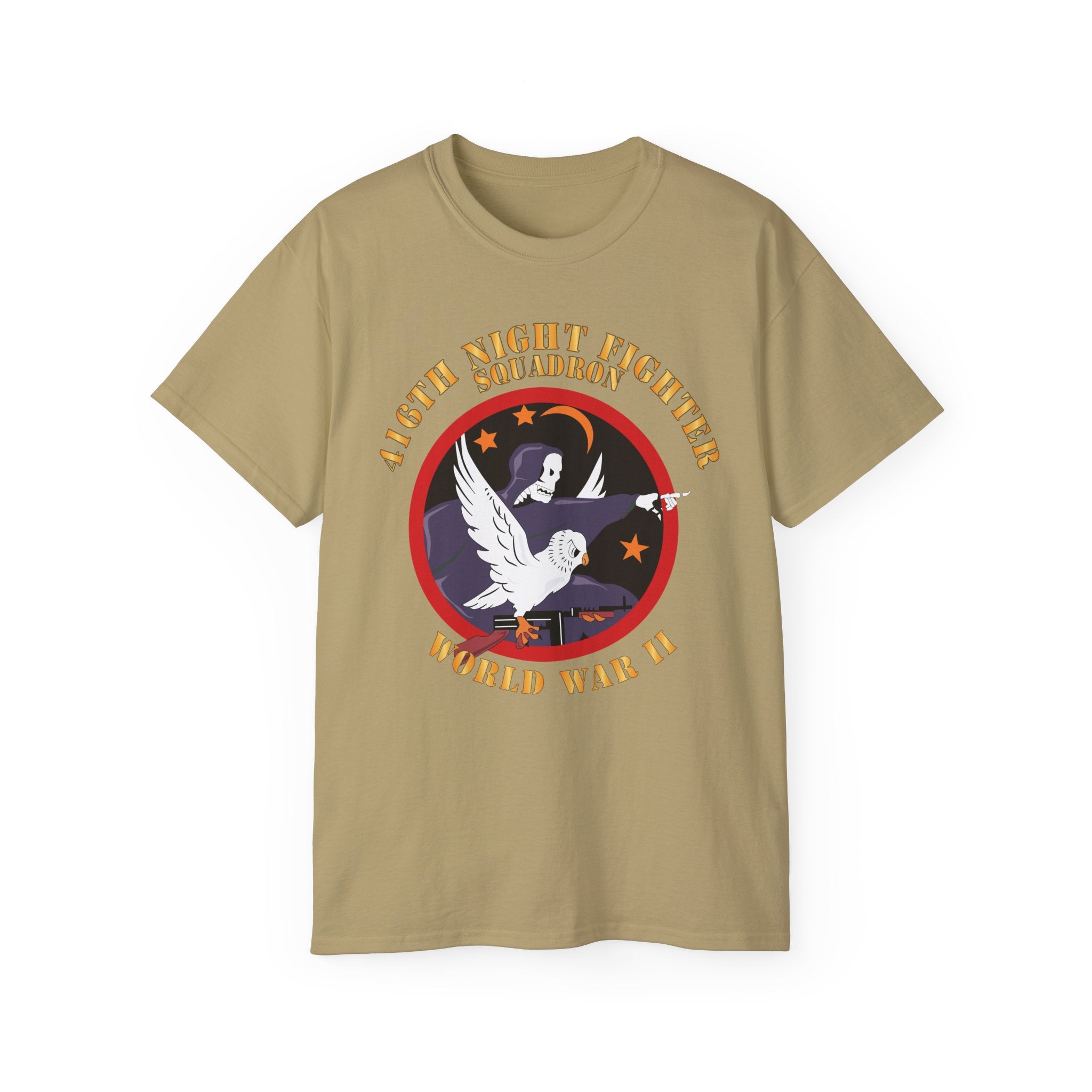 Unisex Ultra Cotton Tee - AAC - 416th Night Fighter Squadron - WWII X 300