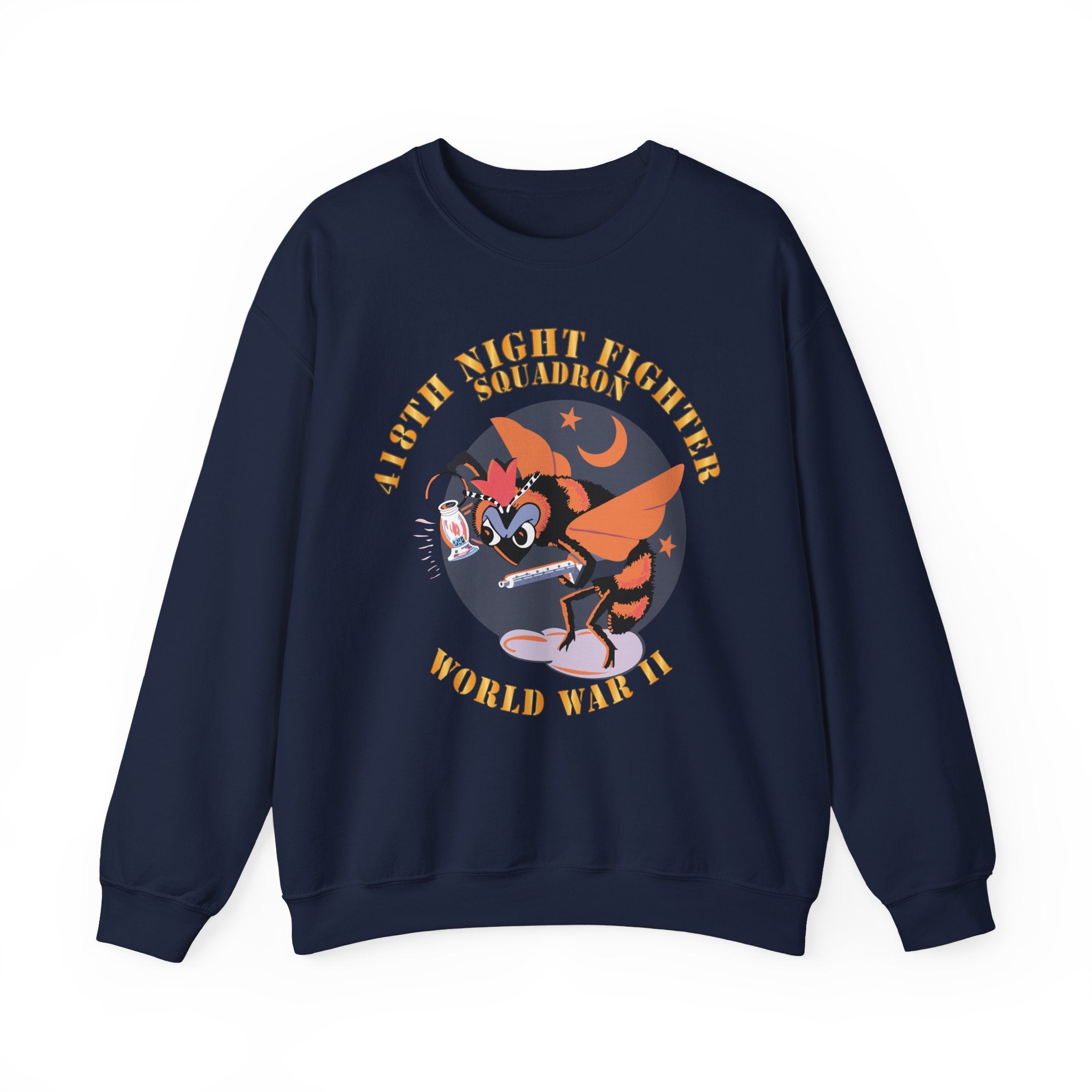 Crewneck Sweatshirt - AAC - 418th Night Fighter Squadron - WWII X 300