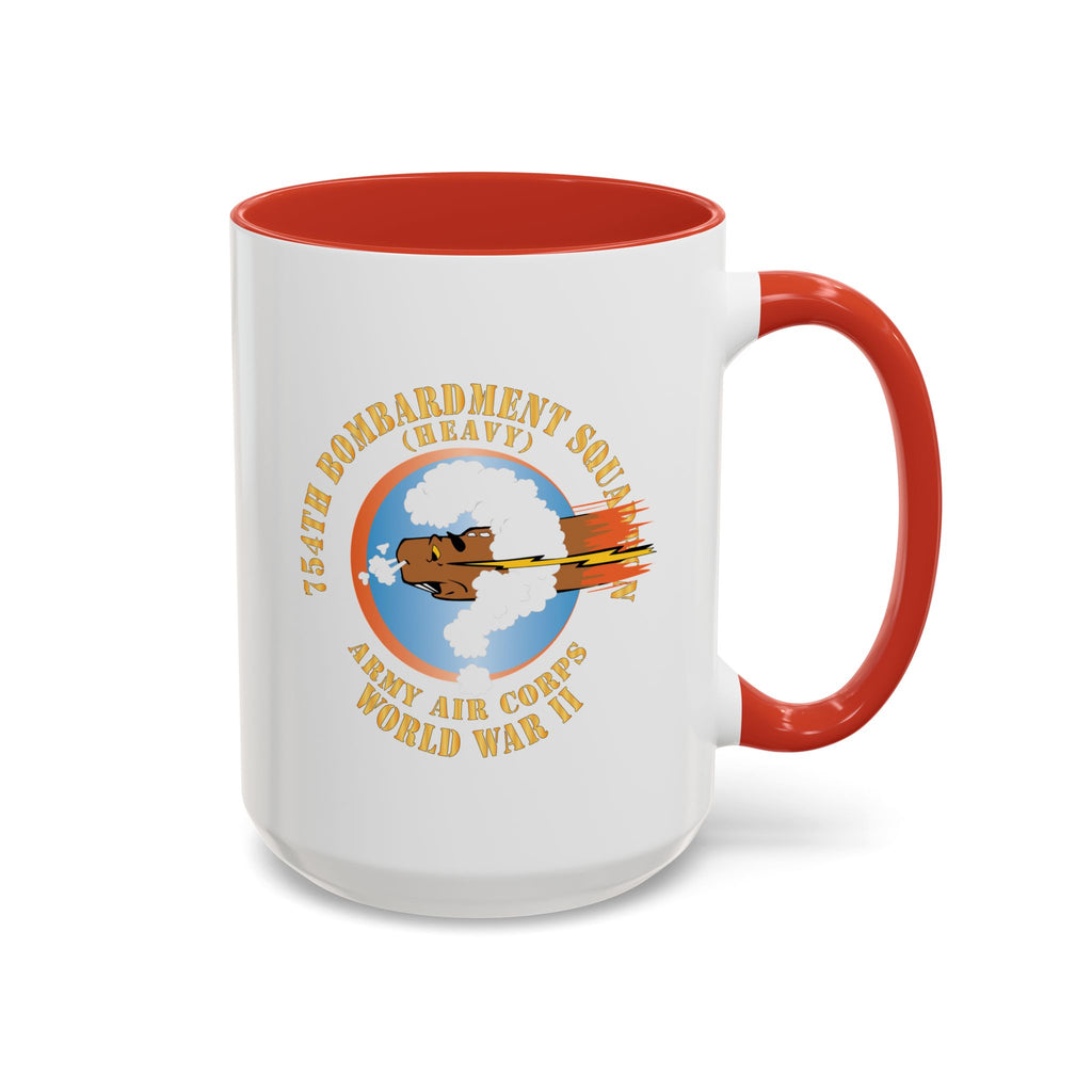 Accent Coffee Mug - AAC - 754th Bombardment Squadron - Army Air Corps - WWII X 300
