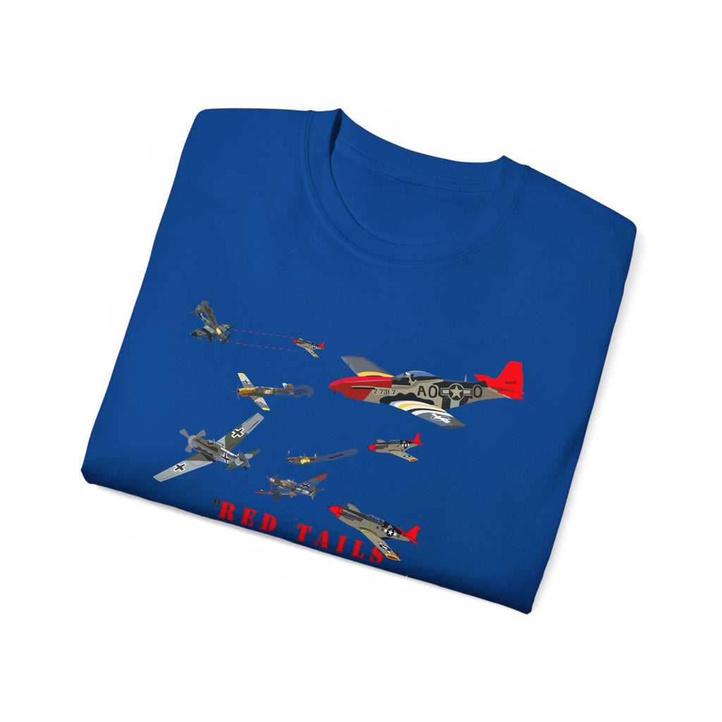 Unisex Ultra Cotton Tee - Army - AAC - 332nd Fighter Group - Red Tails - At War