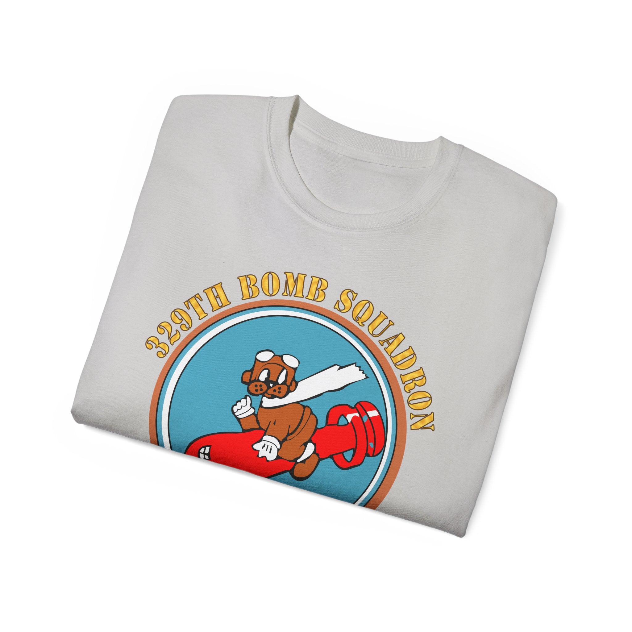 Unisex Ultra Cotton Tee - AAC - 329th Bomb Squadron,93rd Bomb Group - WWII - USAAF