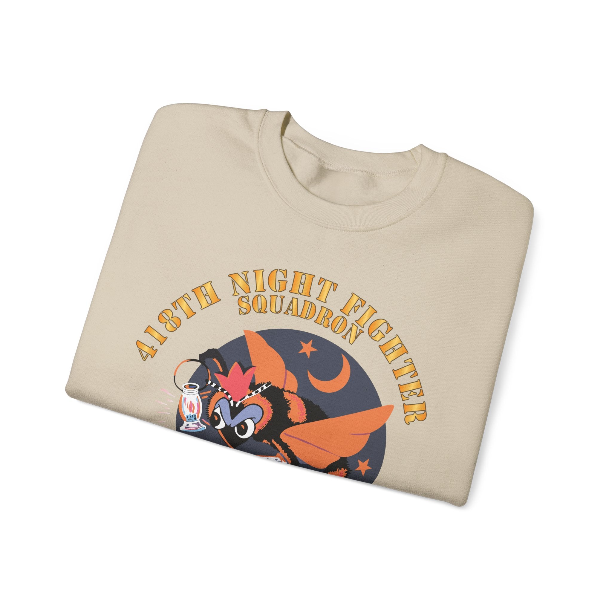 Crewneck Sweatshirt - AAC - 418th Night Fighter Squadron - WWII X 300