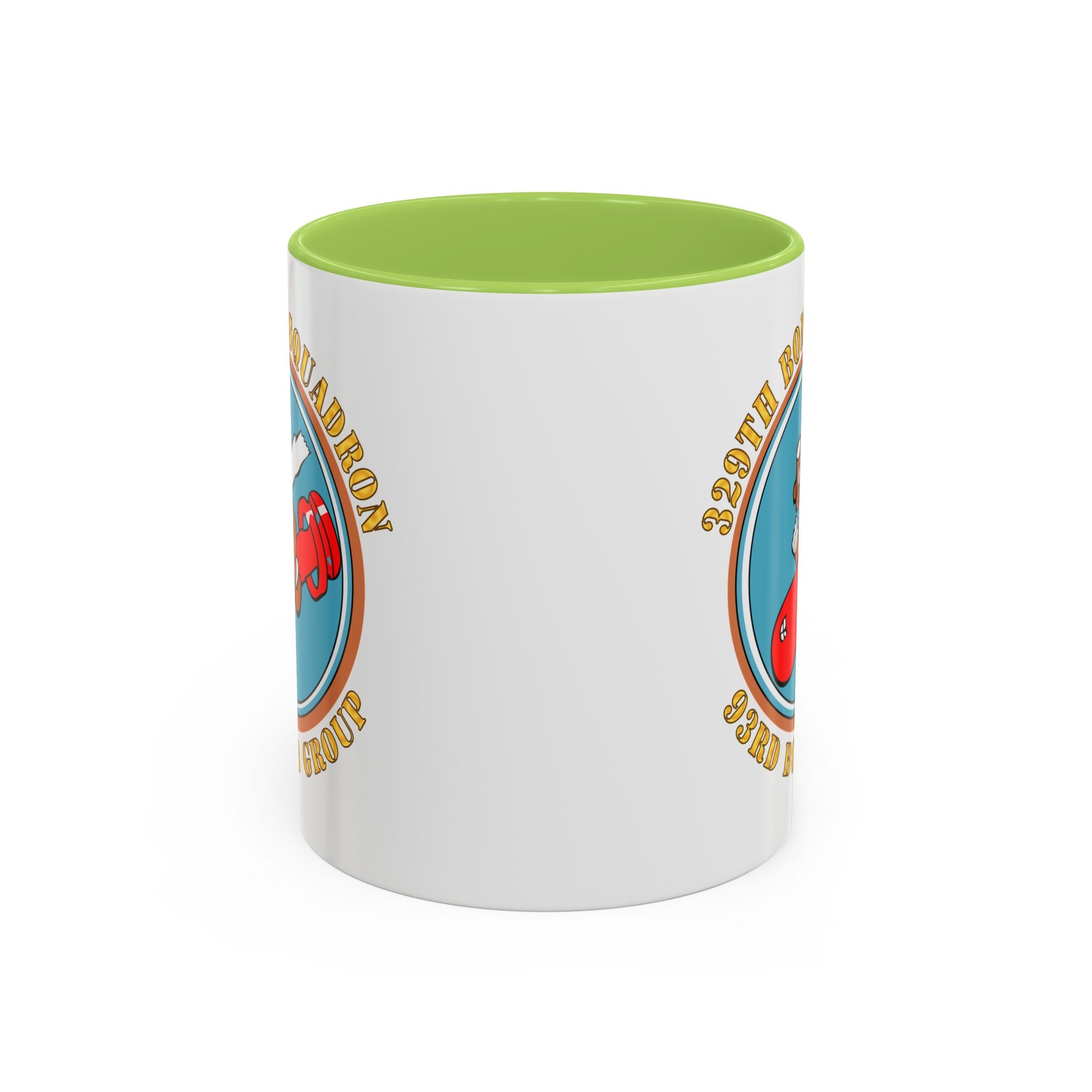 Accent Coffee Mug - AAC - 329th Bomb Squadron,93rd Bomb Group - WWII - USAAF