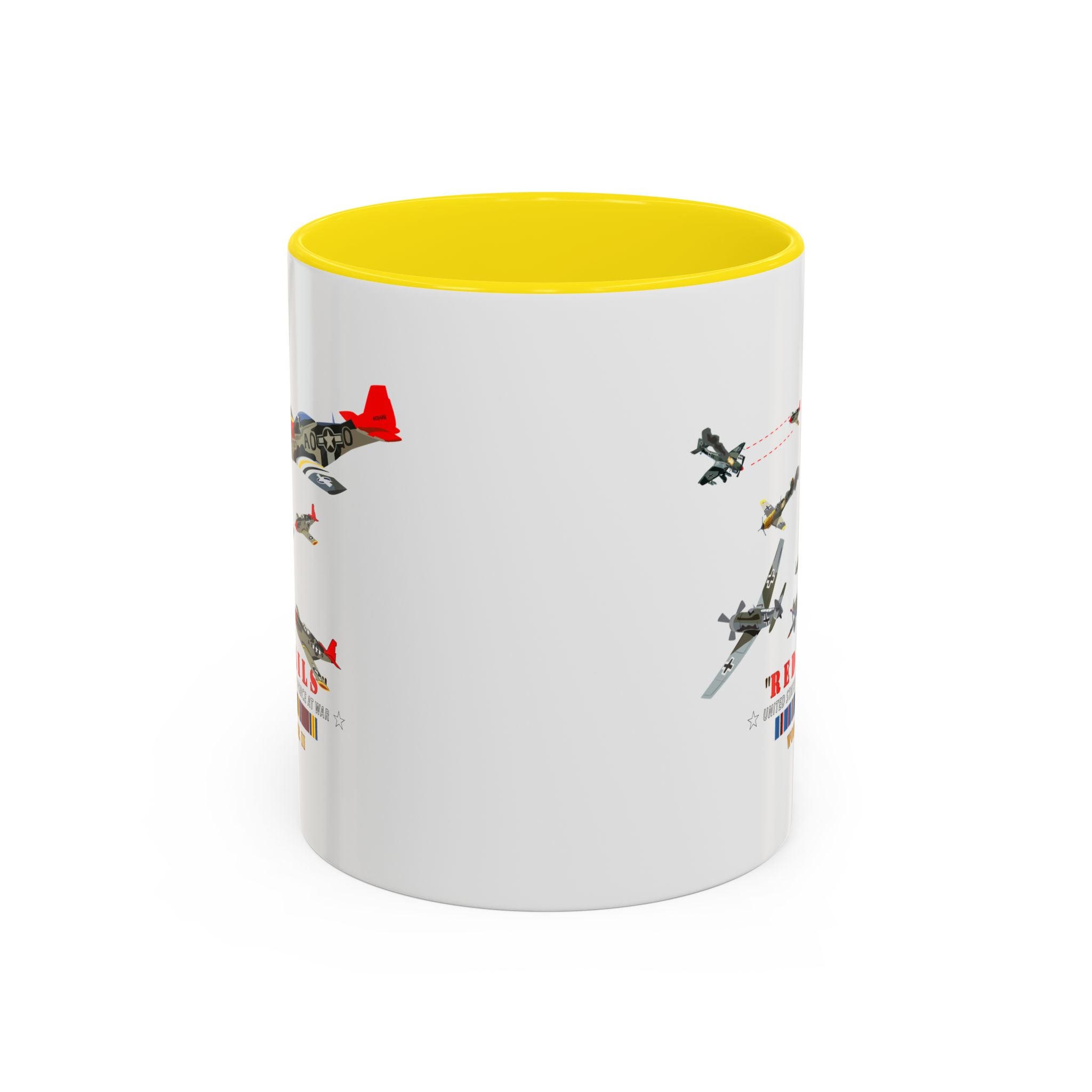 Accent Coffee Mug - Army - AAC - 332nd Fighter Group - Red Tails - At War
