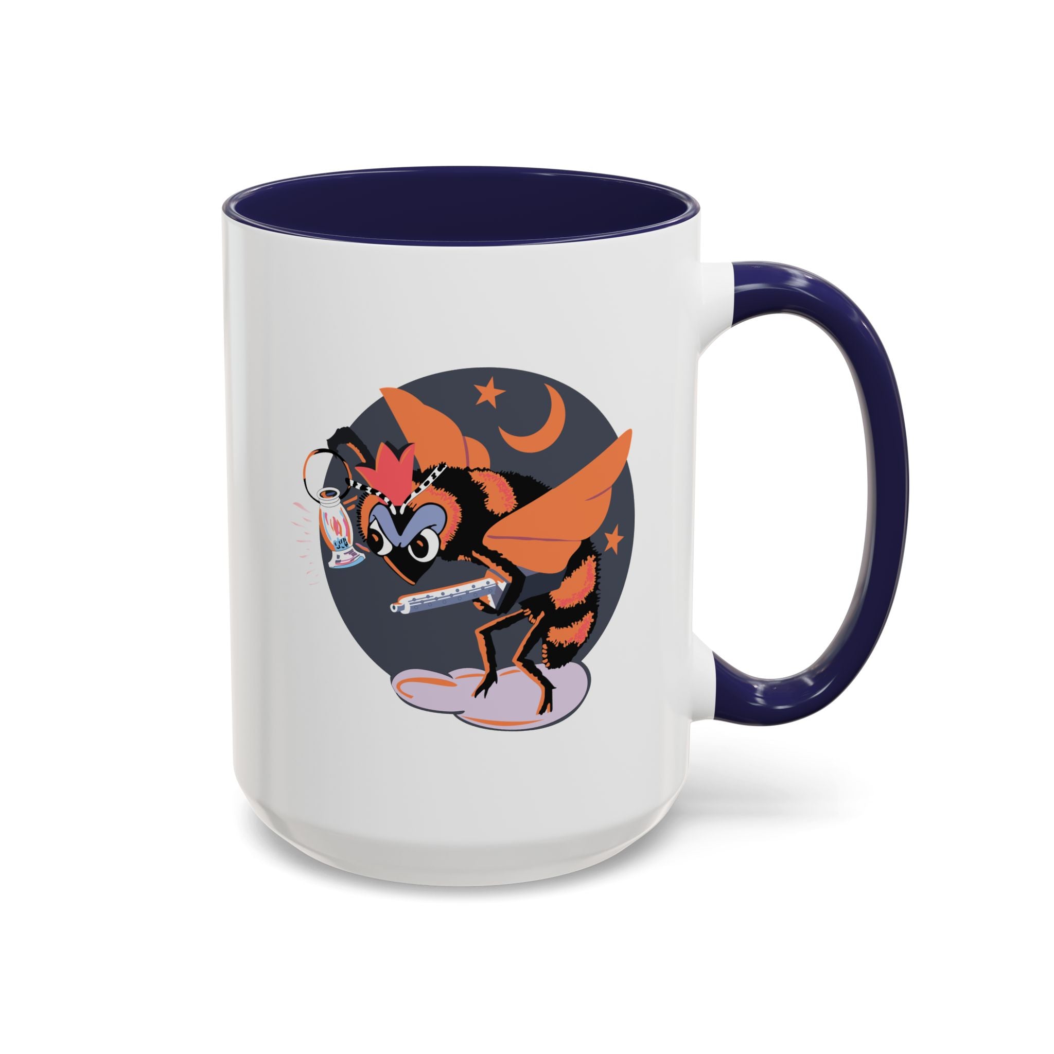 Accent Coffee Mug - AAC - 418th Night Fighter Squadron wo txt X 300