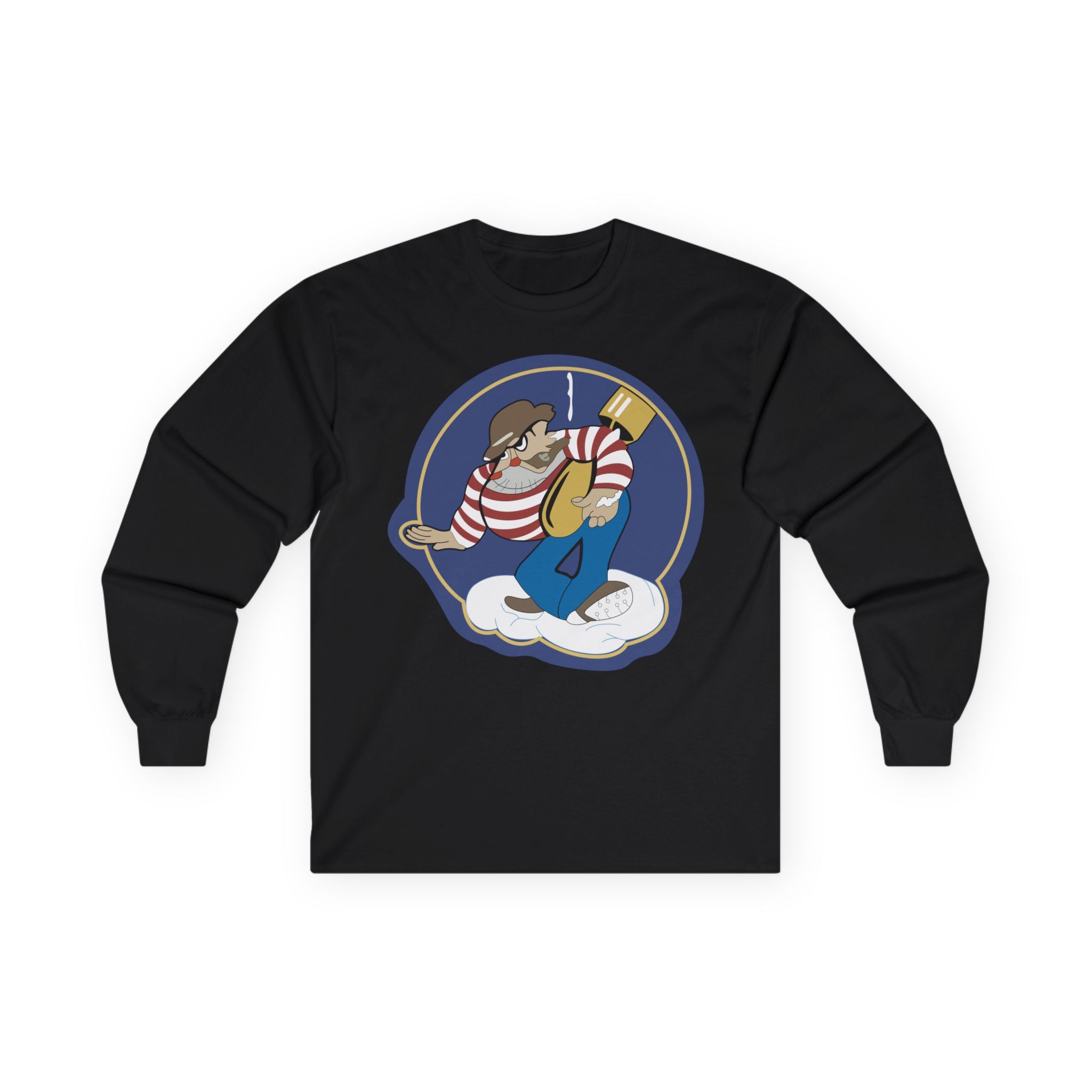 Unisex Long Sleeve Tee - AAC - 869th Bomb Squadron, 497th Bomb Group wo Txt X 300