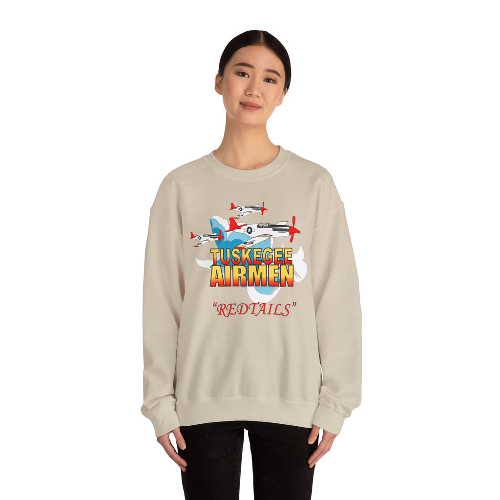 Crewneck Sweatshirt - Army Air Corp - Tuskegee Airmen - Redtails - 3AC - X 300