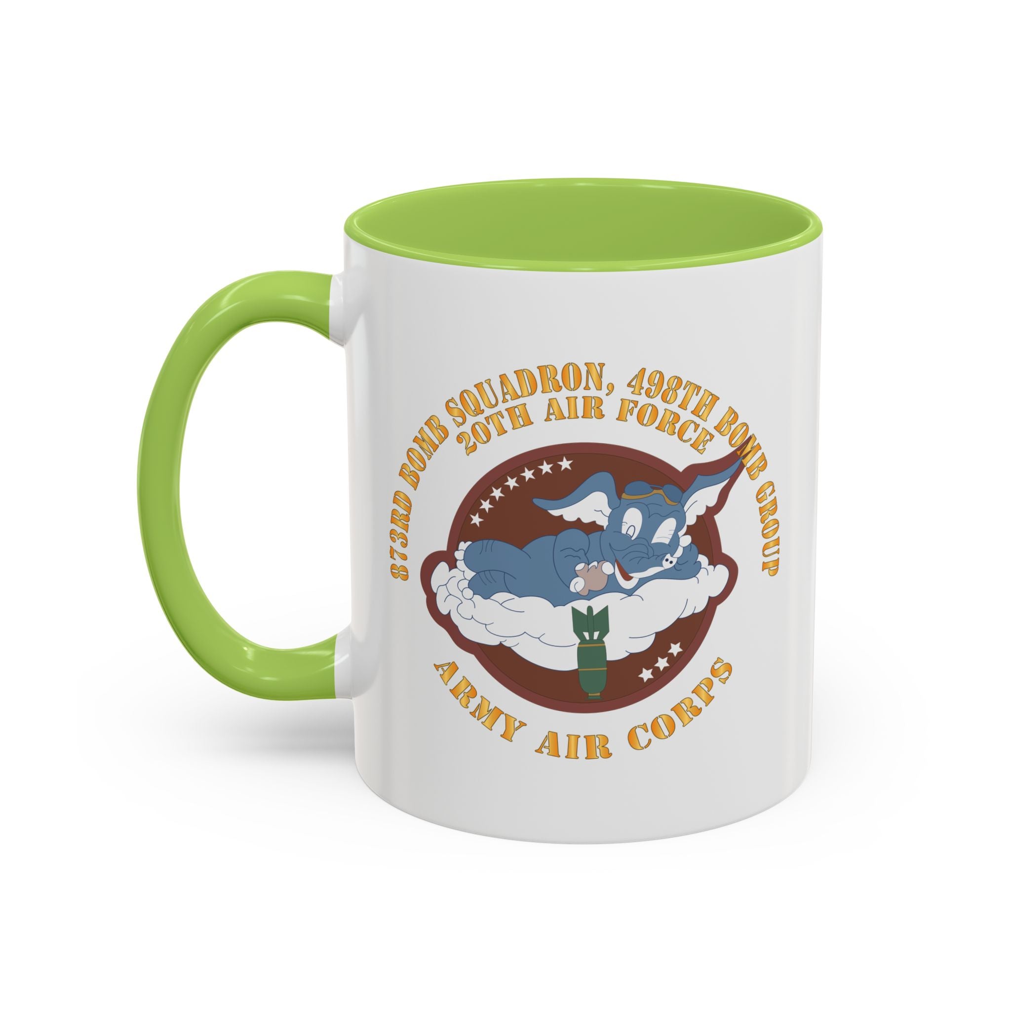 Accent Coffee Mug - AAC - 873rd Bomb Squadron, 498th Bomb Group - 20th AAF X 300