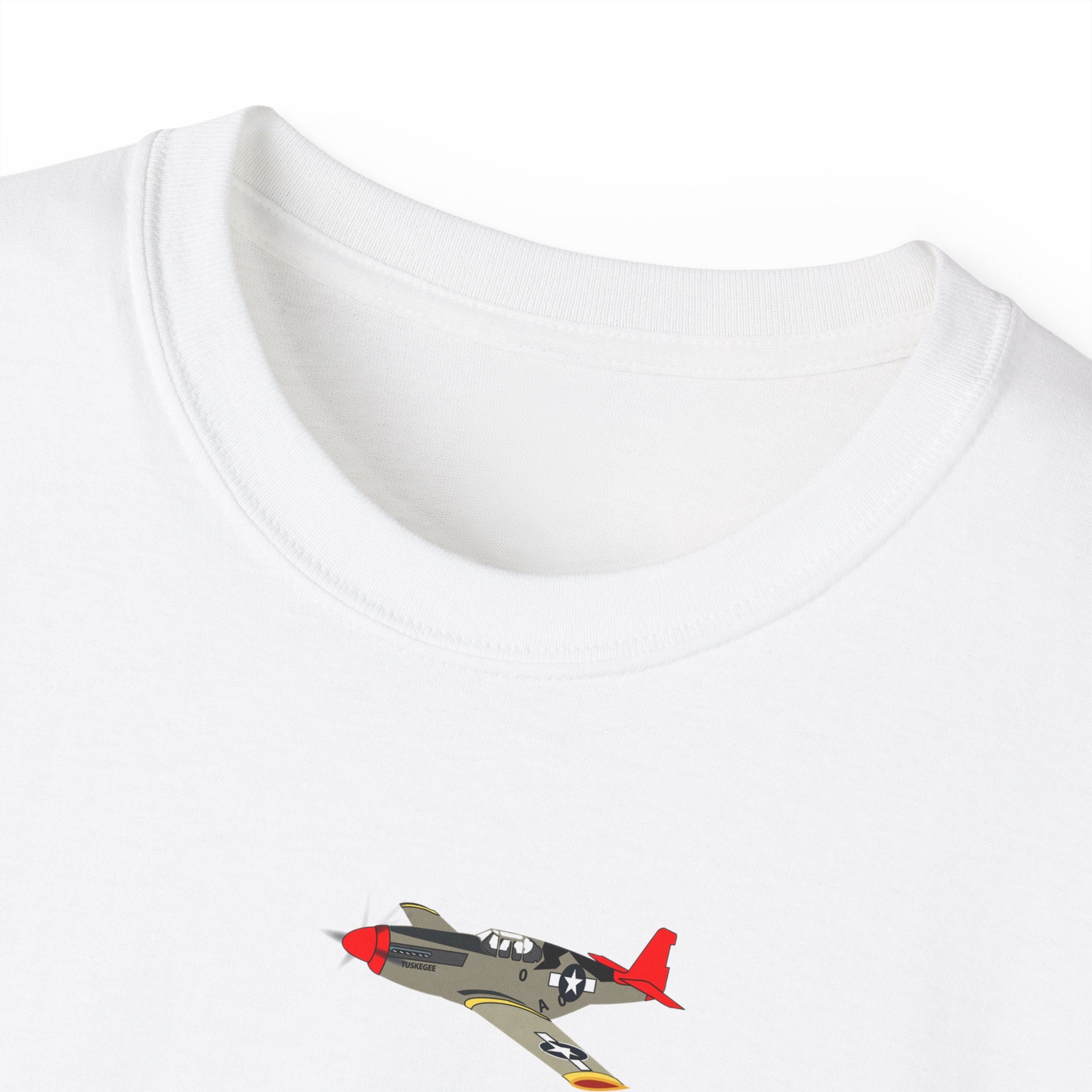 Unisex Ultra Cotton Tee - Army - AAC - 332nd Fighter Group - 12th AF - Red Tails wo Txt