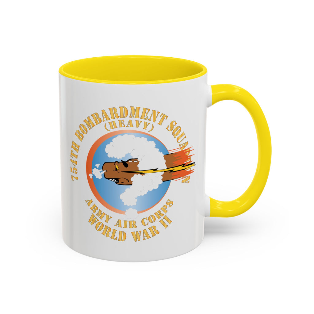 Accent Coffee Mug - AAC - 754th Bombardment Squadron - Army Air Corps - WWII X 300