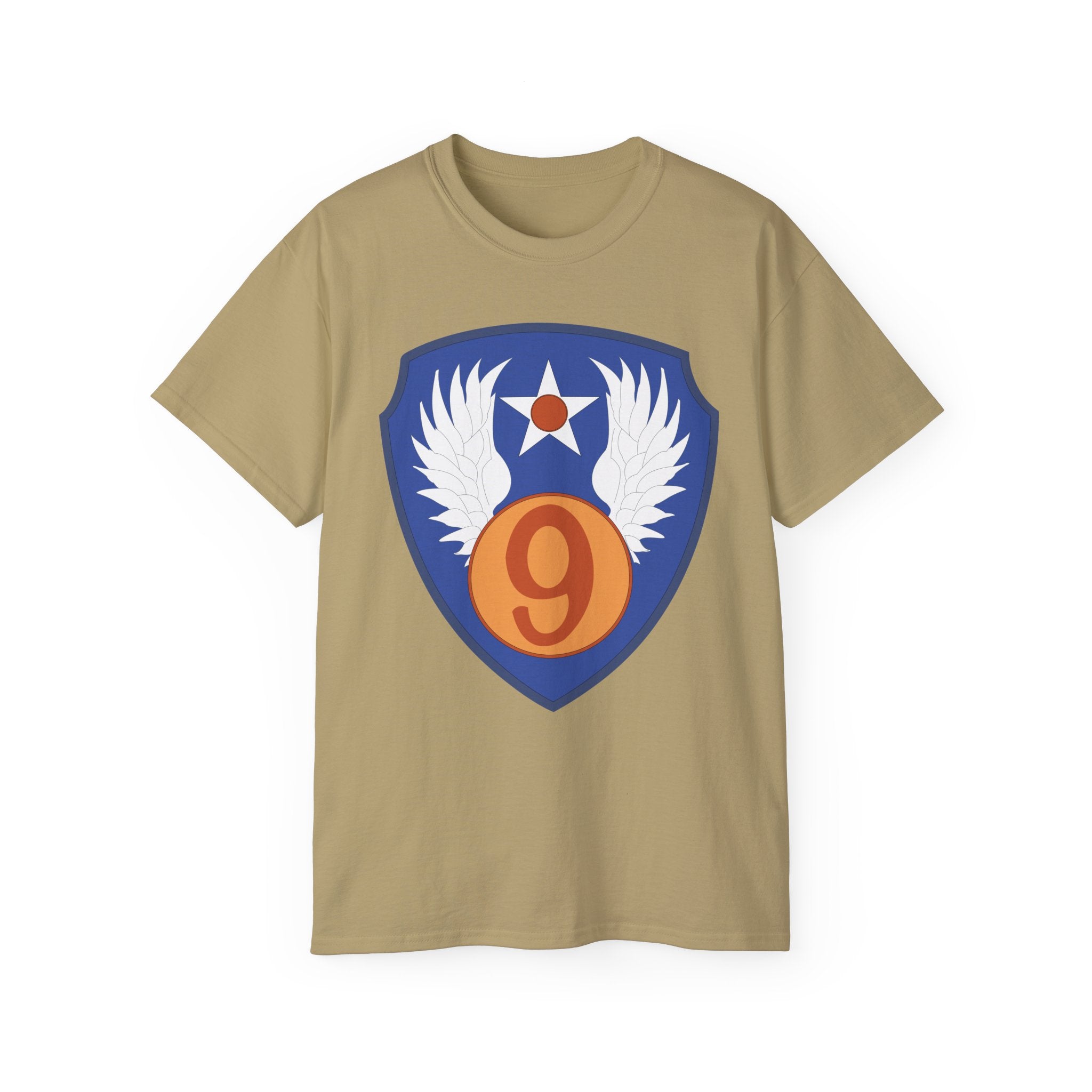 Unisex Ultra Cotton Tee - AAC - SSI - 9th Air Force wo Txt X 300