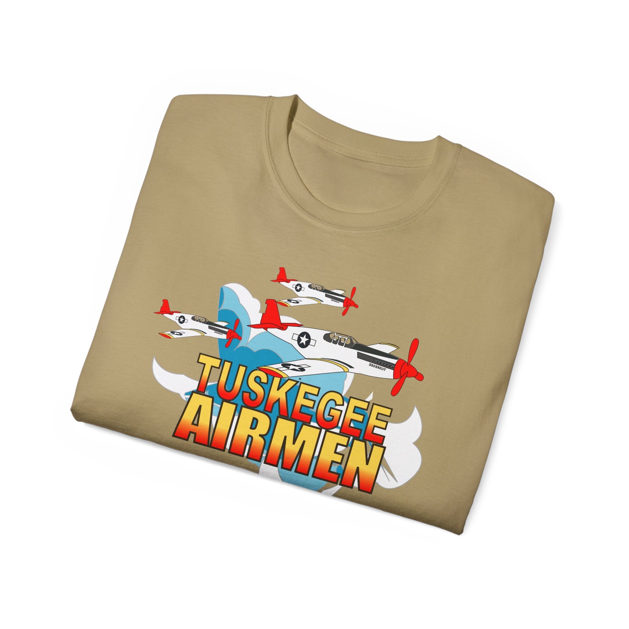 Unisex Ultra Cotton Tee - Army Air Corp - Tuskegee Airmen - Redtails - 3AC - X 300