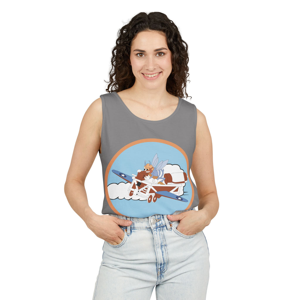 Unisex Garment-Dyed Tank Top - AAC - 782nd Bomb Squadron, 465th Bomb Group - 15th AF wo Txt X 300