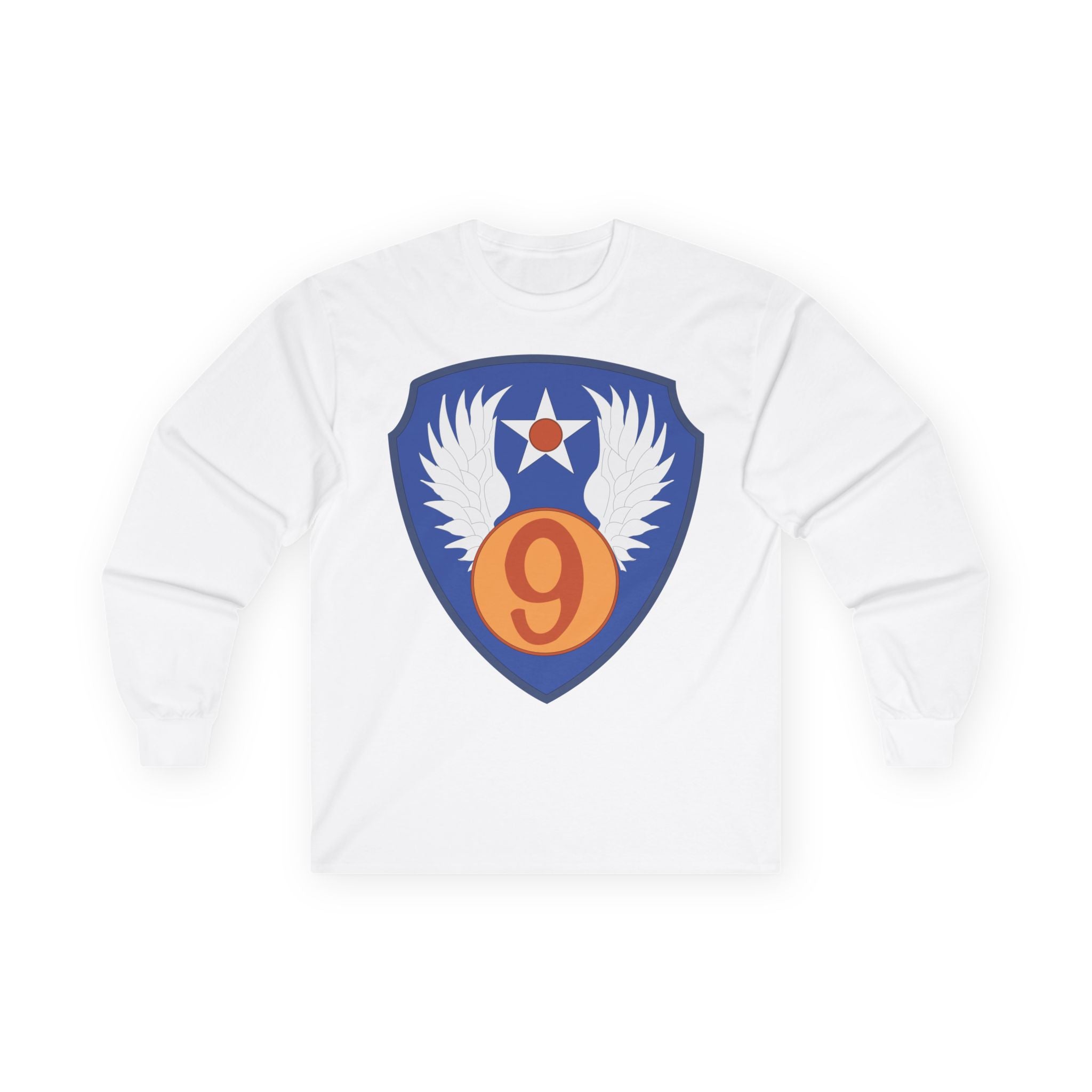 Unisex Long Sleeve Tee - AAC - SSI - 9th Air Force wo Txt X 300