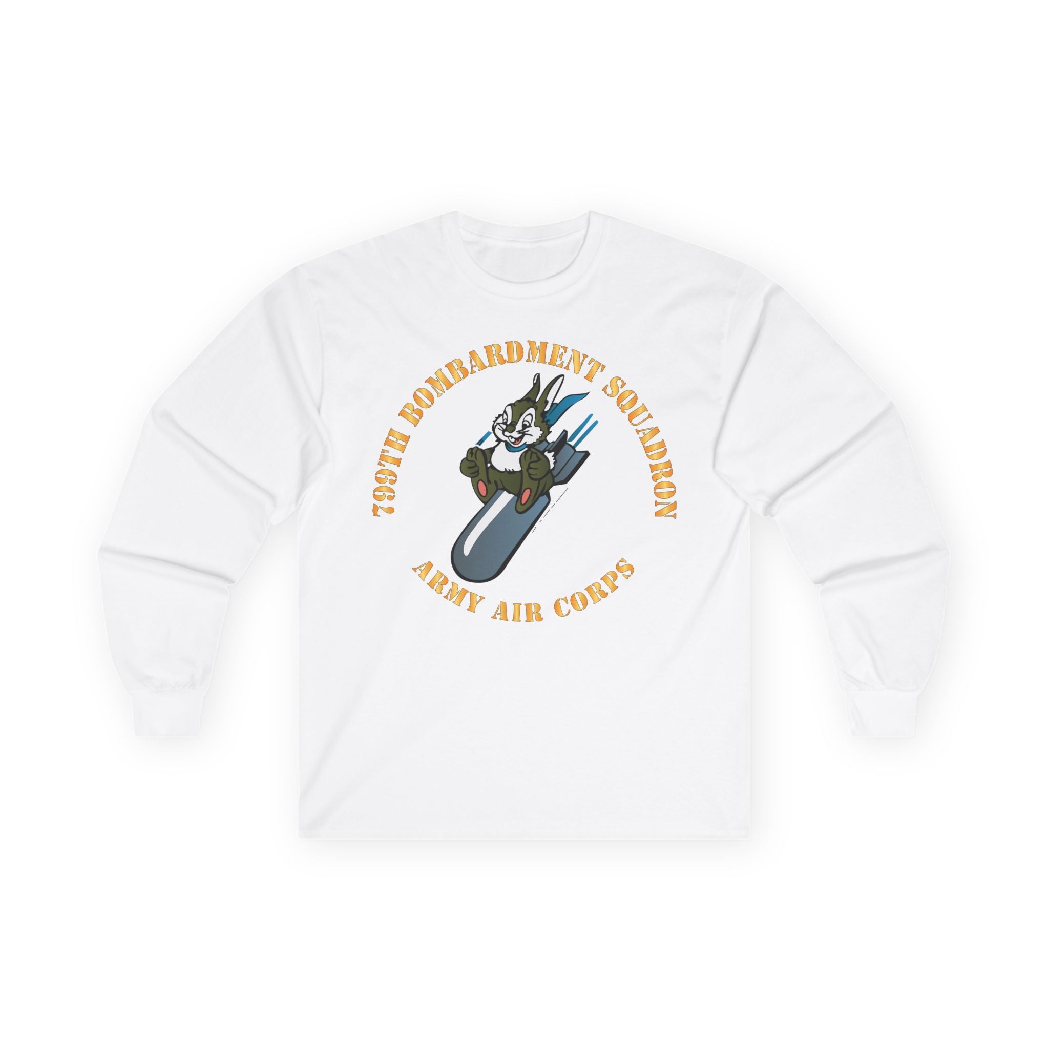 Unisex Long Sleeve Tee - AAC - 799th Bombardment Squadron X 300