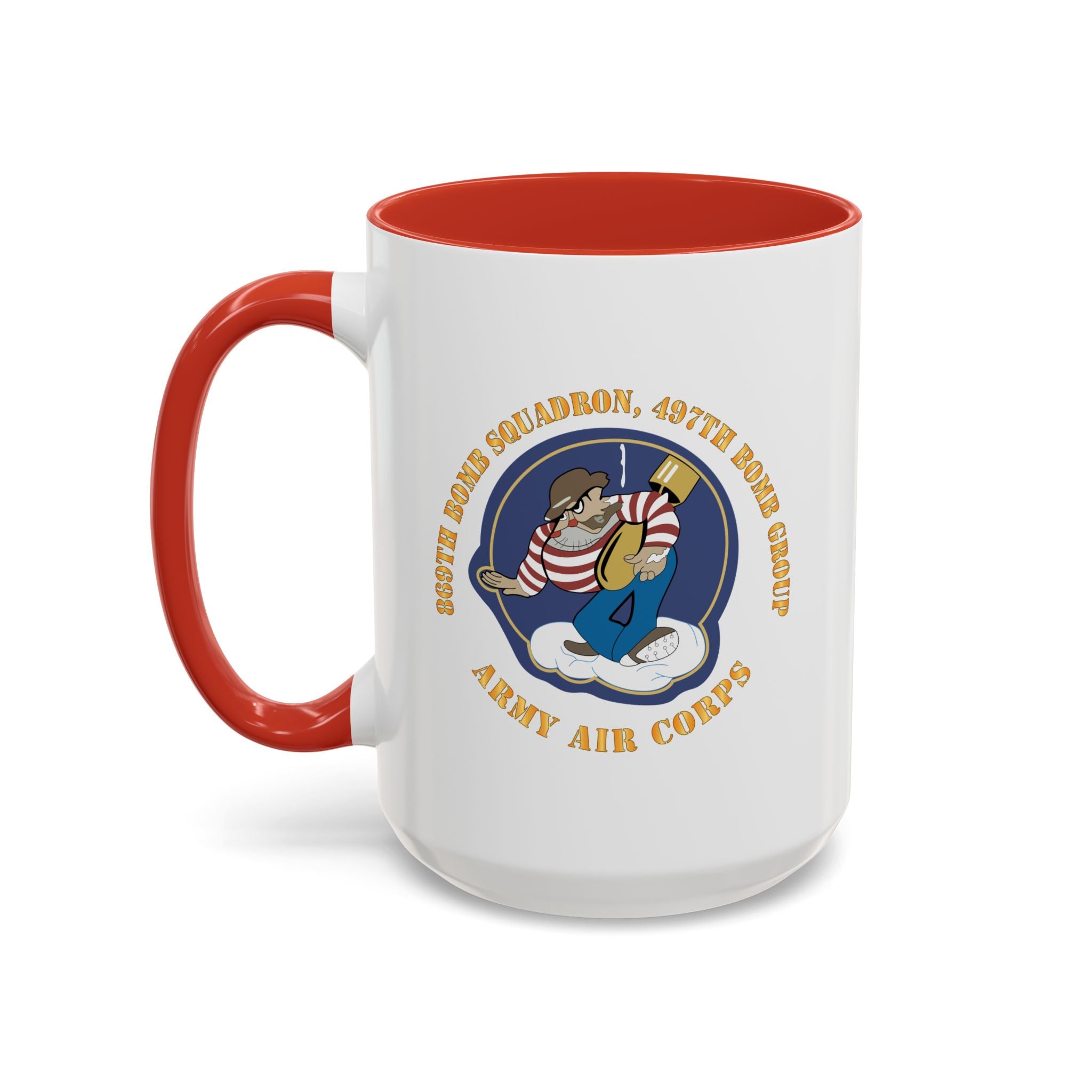 Accent Coffee Mug - AAC - 869th Bomb Squadron, 497th Bomb Group X 300