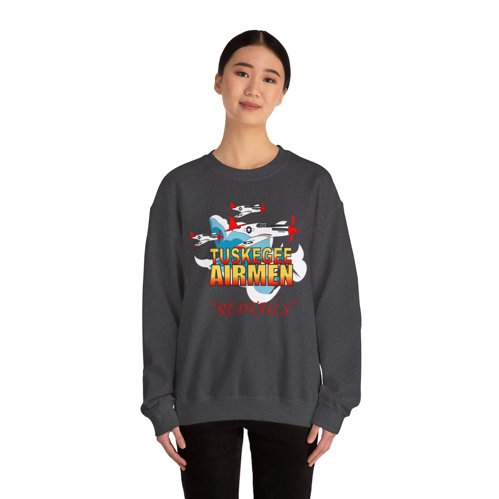 Crewneck Sweatshirt - Army Air Corp - Tuskegee Airmen - Redtails - 3AC - X 300