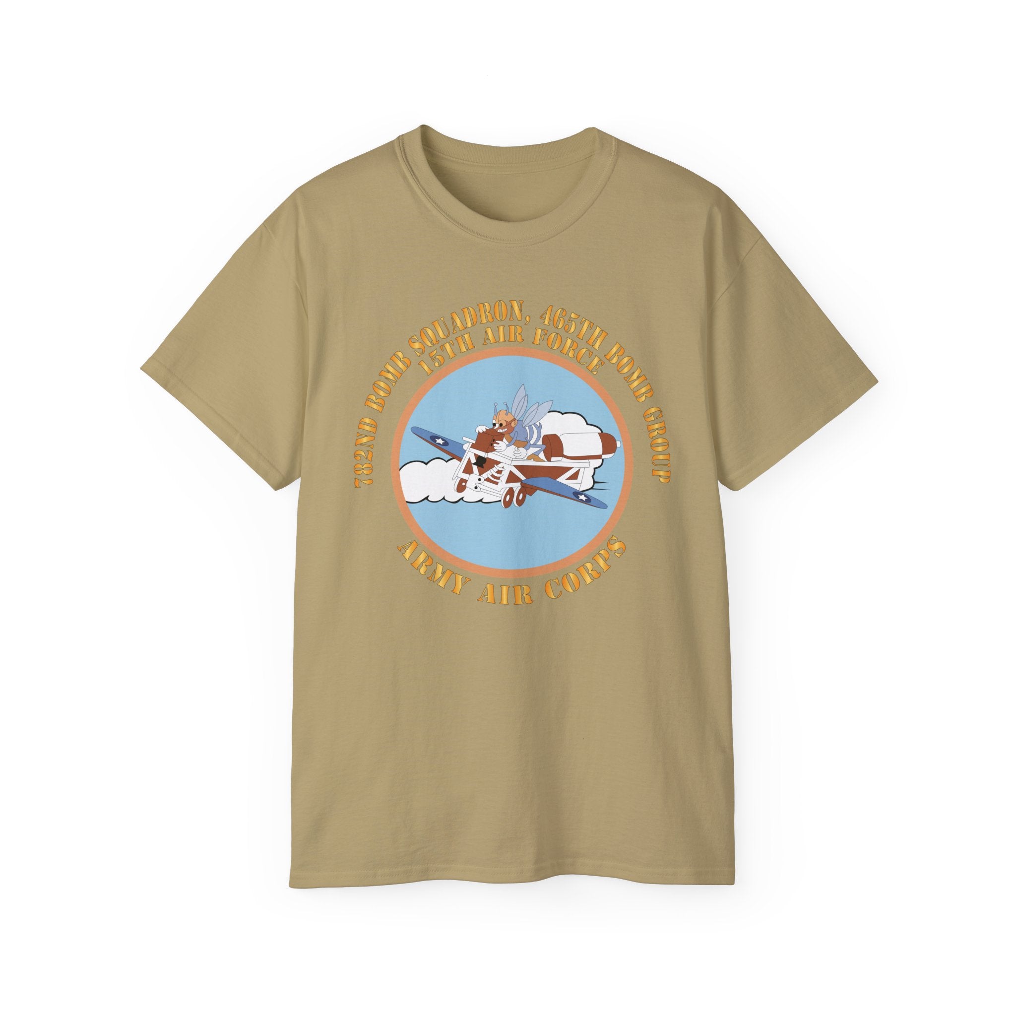 Unisex Ultra Cotton Tee - AAC - 782nd Bomb Squadron, 465th Bomb Group - 15th AF X 300