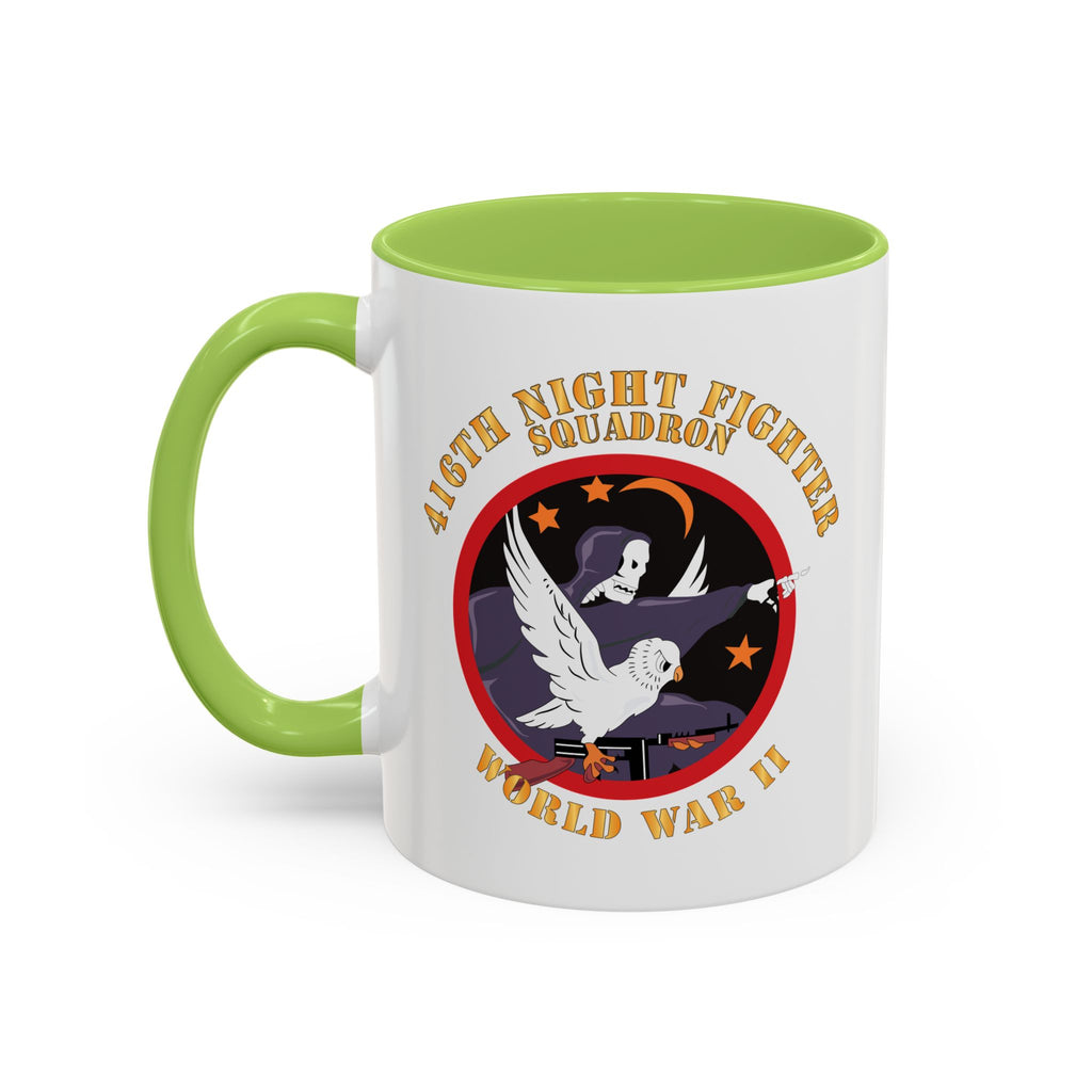 Accent Coffee Mug - AAC - 416th Night Fighter Squadron - WWII X 300