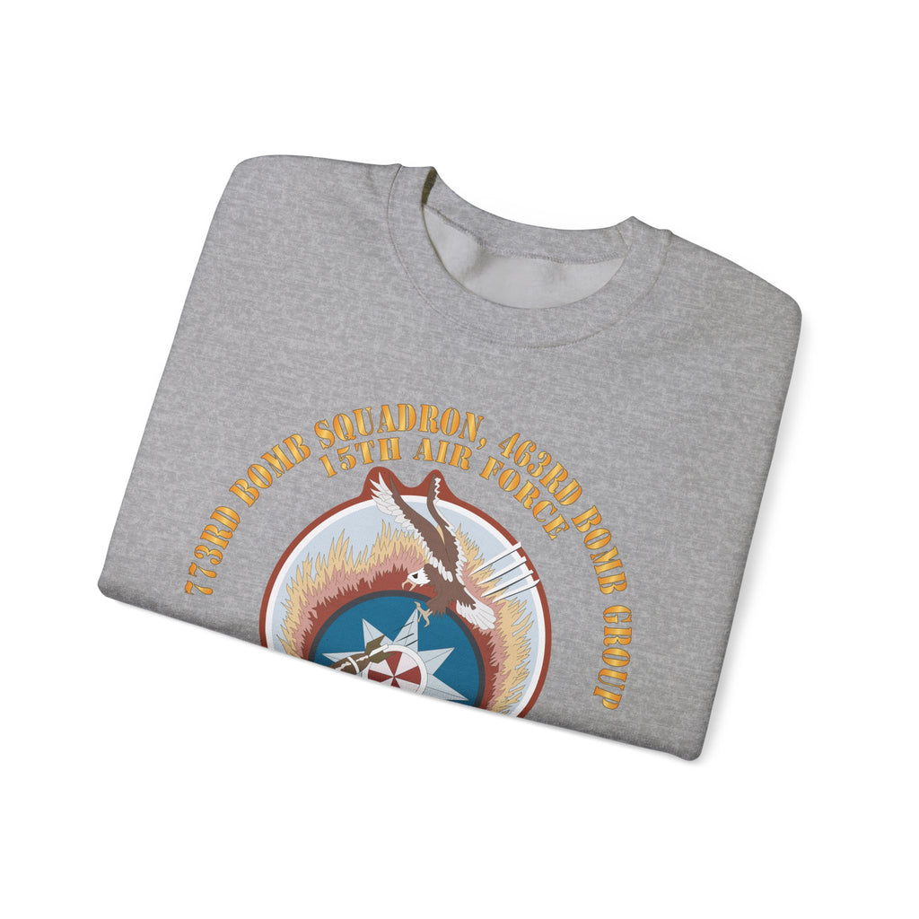 Crewneck Sweatshirt - AAC - 773rd Bomb Squadron, 463rd Bomb Group - 15th AF X 300