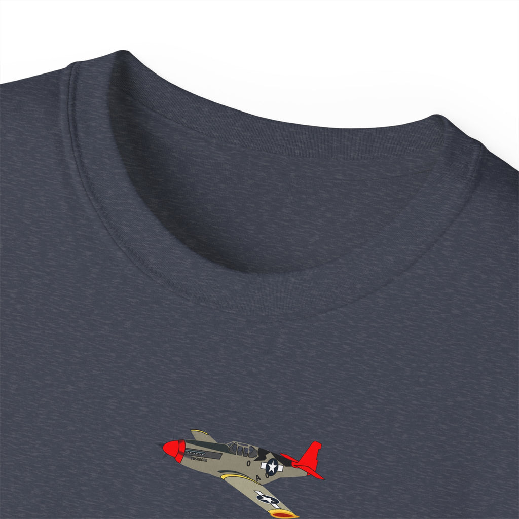 Unisex Ultra Cotton Tee - Army - AAC - 332nd Fighter Group - 12th AF - Red Tails wo Txt