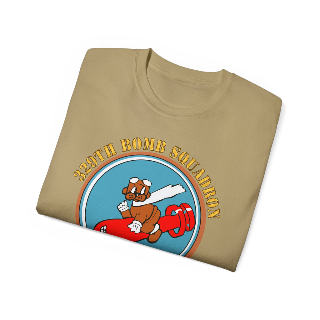 Unisex Ultra Cotton Tee - AAC - 329th Bomb Squadron,93rd Bomb Group - WWII - USAAF