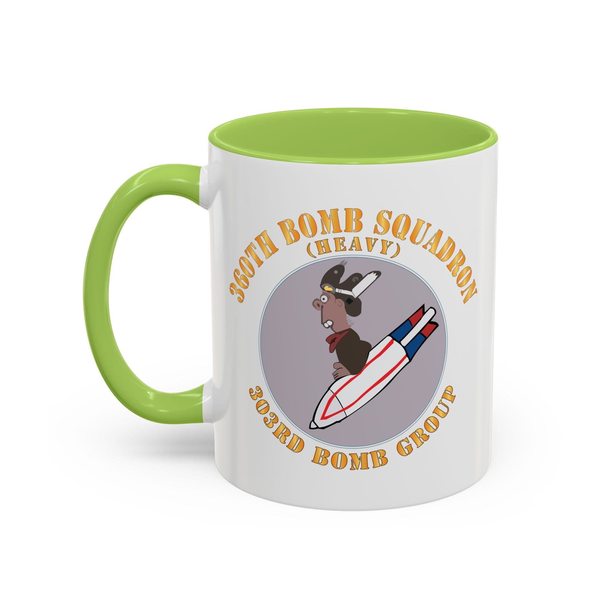 Accent Coffee Mug - AAC - 360th Bomb Squadron - 303rd BG - WWII X 300