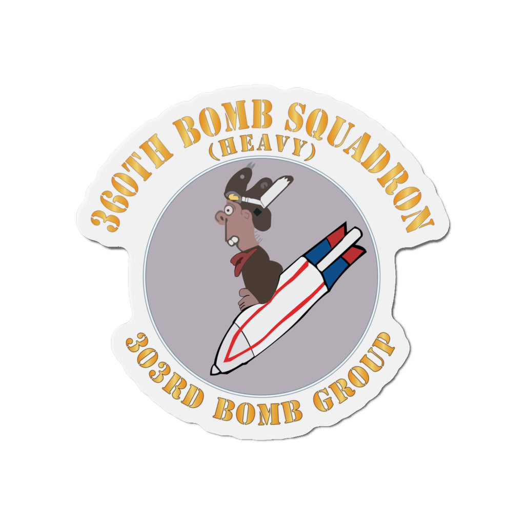 Die-Cut Magnets - AAC - 360th Bomb Squadron - 303rd BG - WWII X 300