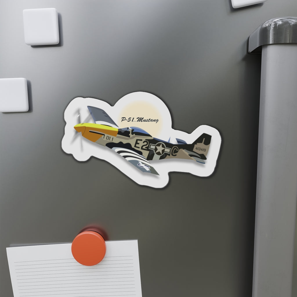 Die-Cut Magnets - Army Air Corps P-51 Mustang wo AAC X 300