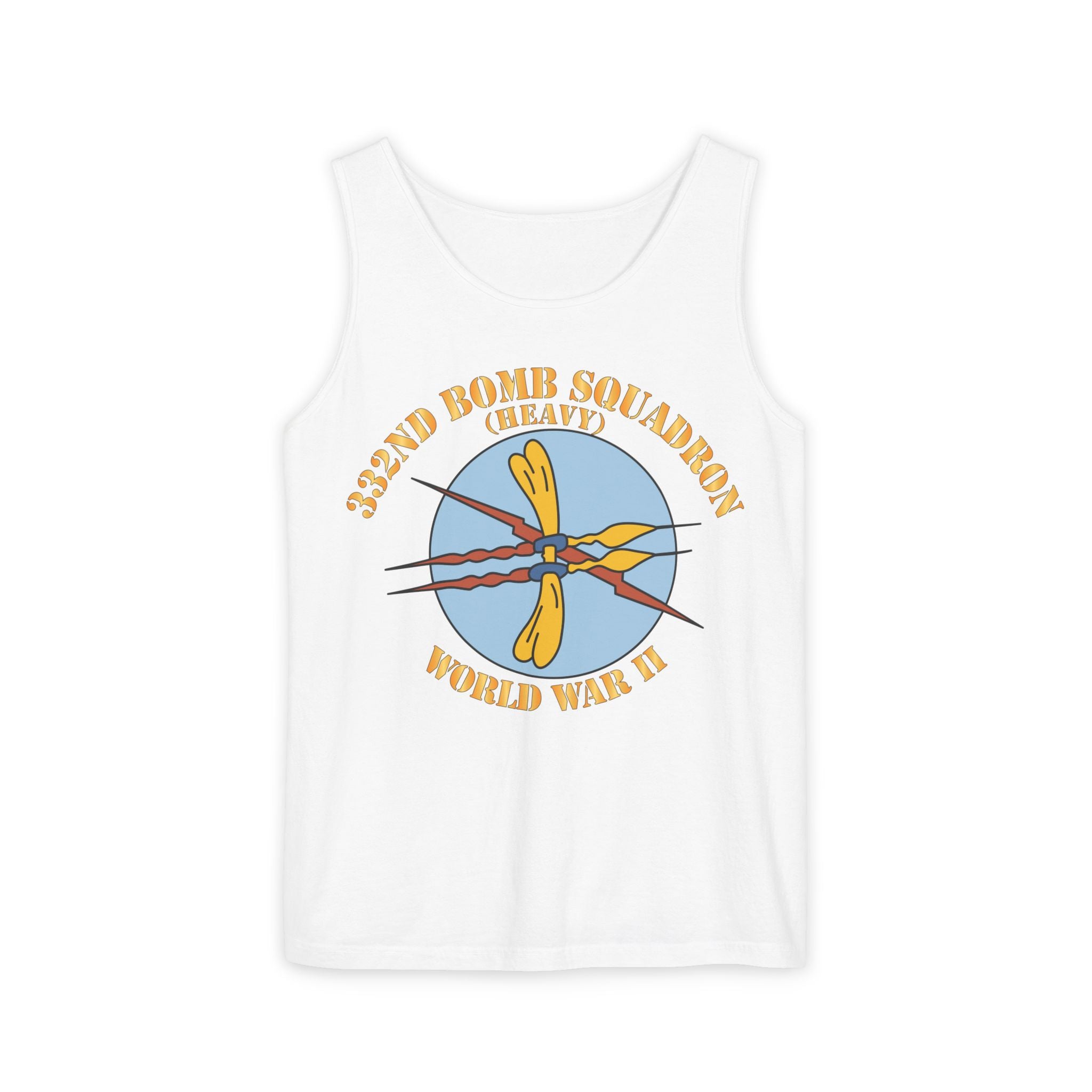 Unisex Garment-Dyed Tank Top - AAC - 332nd Bomb Squadron WWII X 300