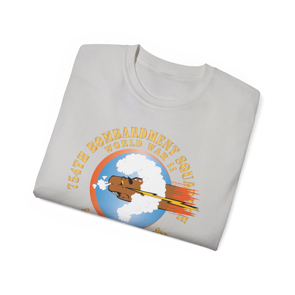 Unisex Ultra Cotton Tee - AAC - 754th Bombardment Squadron - 458th Bomb Group - WWII w EUR SVC X 300