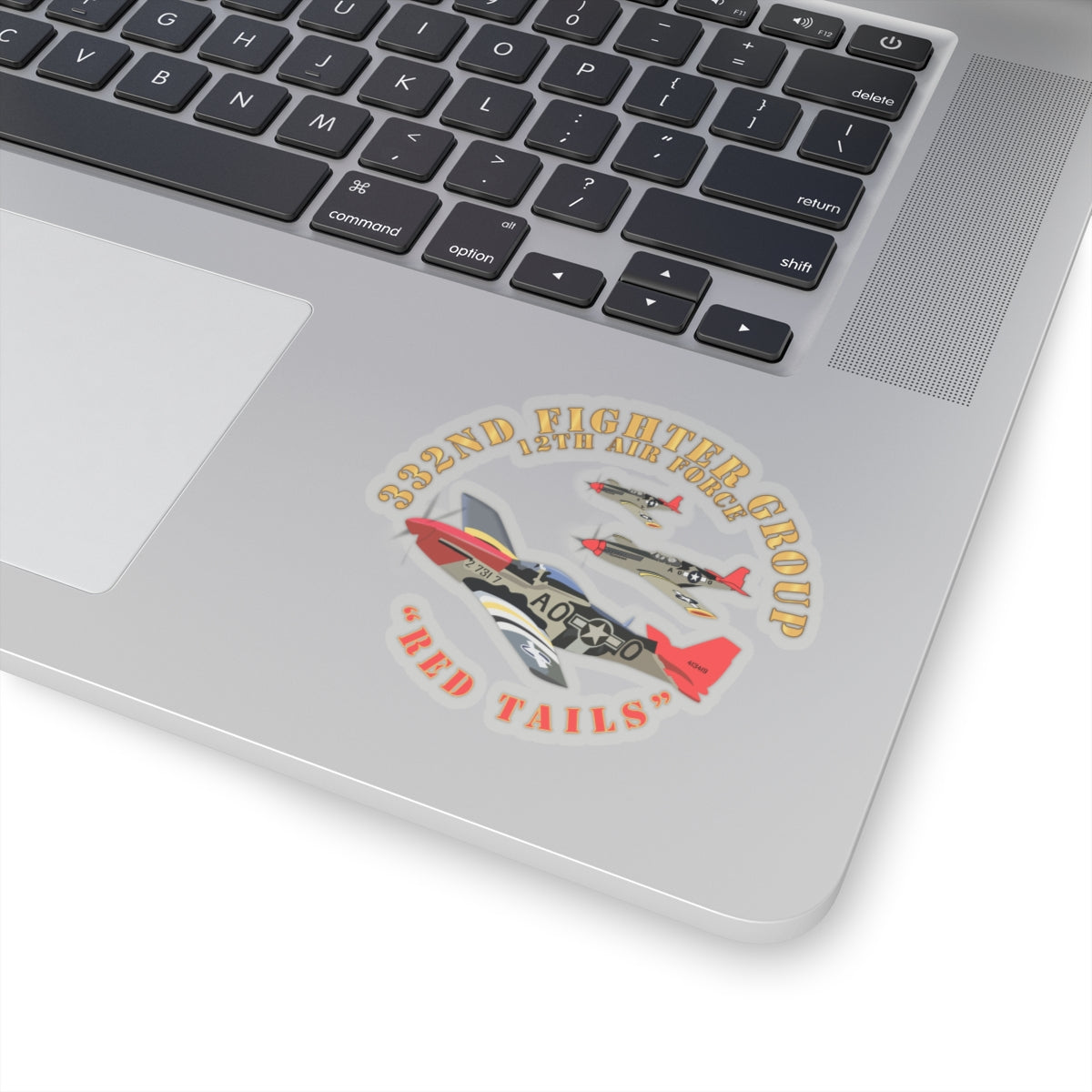 Kiss-Cut Stickers - Army - AAC - 332nd Fighter Group - 12th AF - Red Tails
