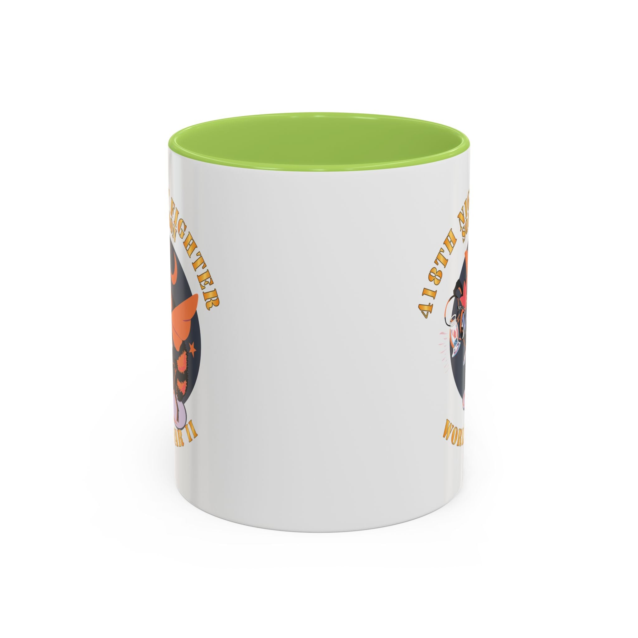 Accent Coffee Mug - AAC - 418th Night Fighter Squadron - WWII X 300