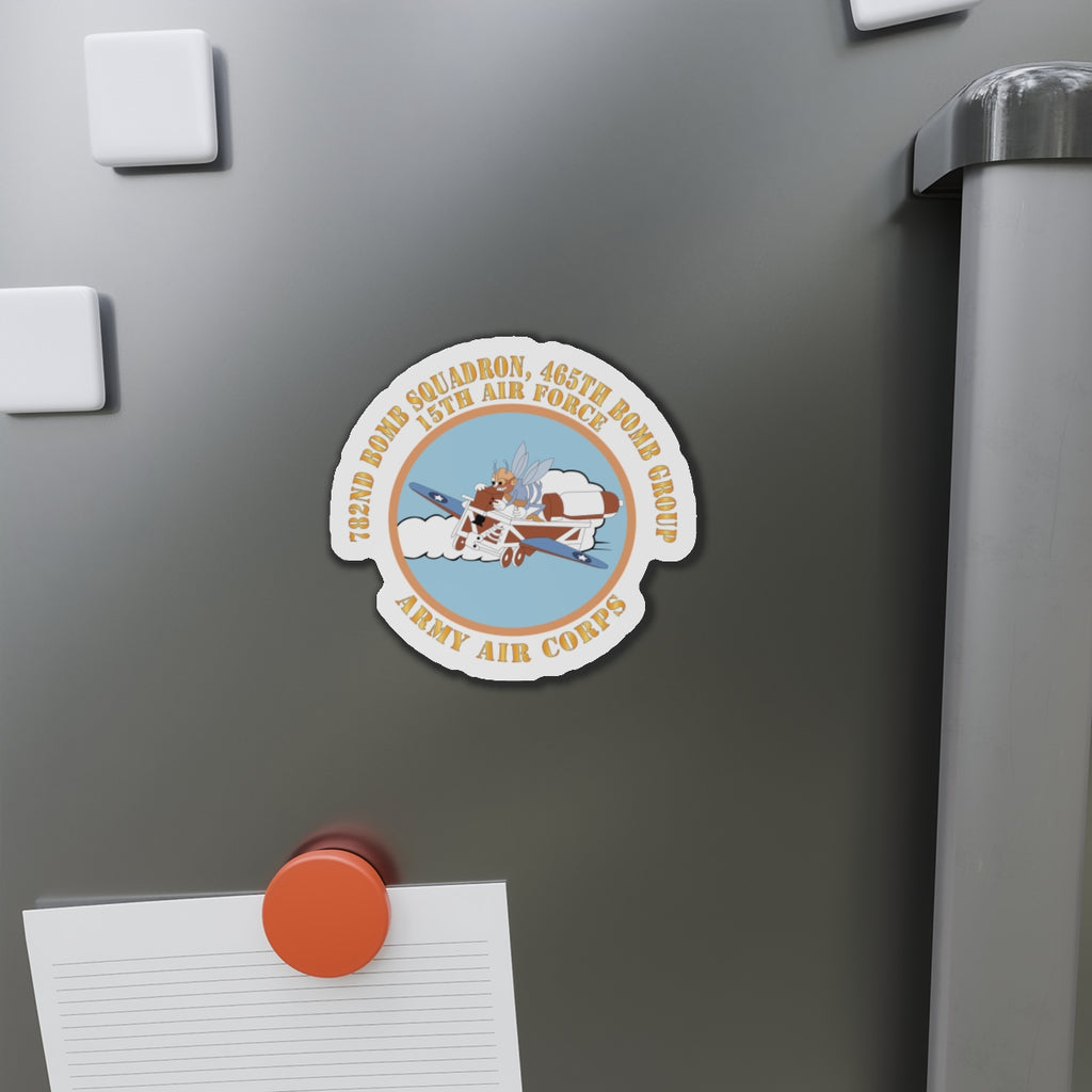 Die-Cut Magnets - AAC - 782nd Bomb Squadron, 465th Bomb Group - 15th AF X 300
