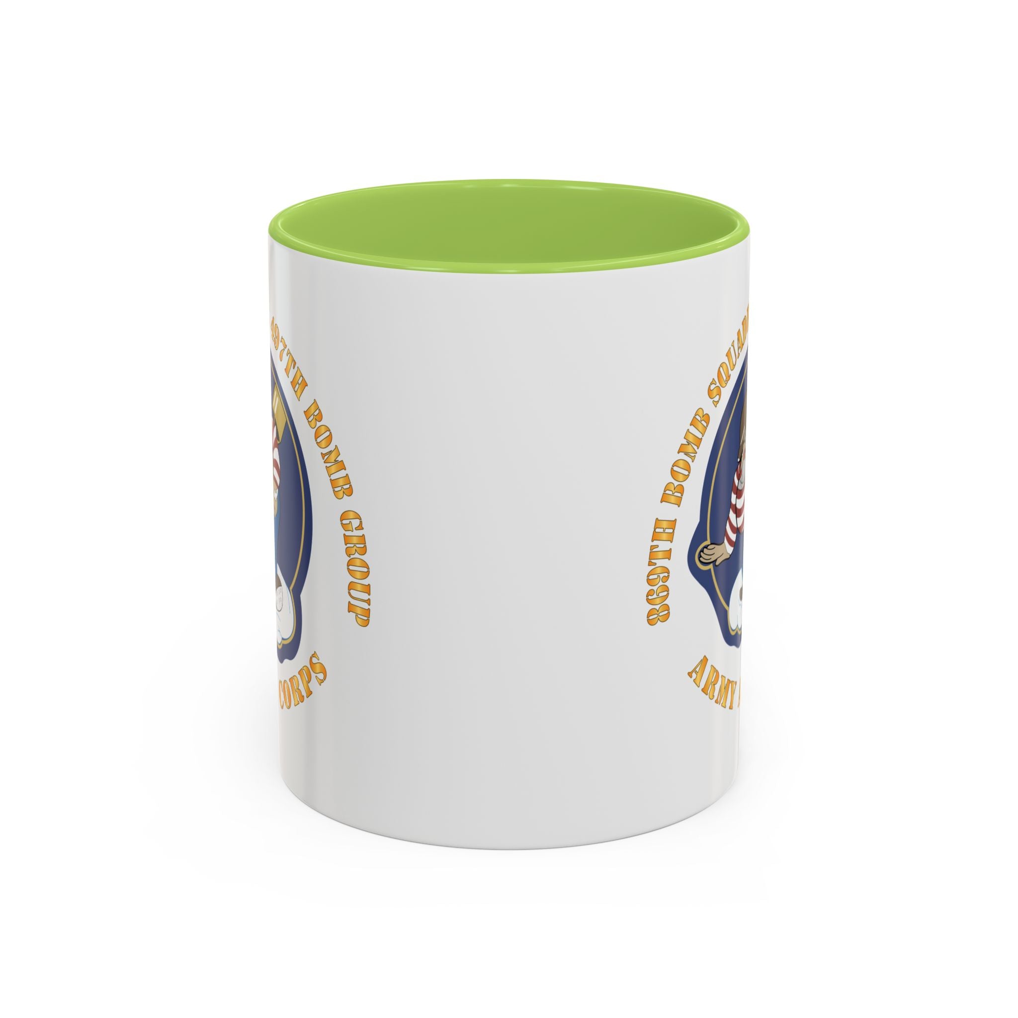 Accent Coffee Mug - AAC - 869th Bomb Squadron, 497th Bomb Group X 300