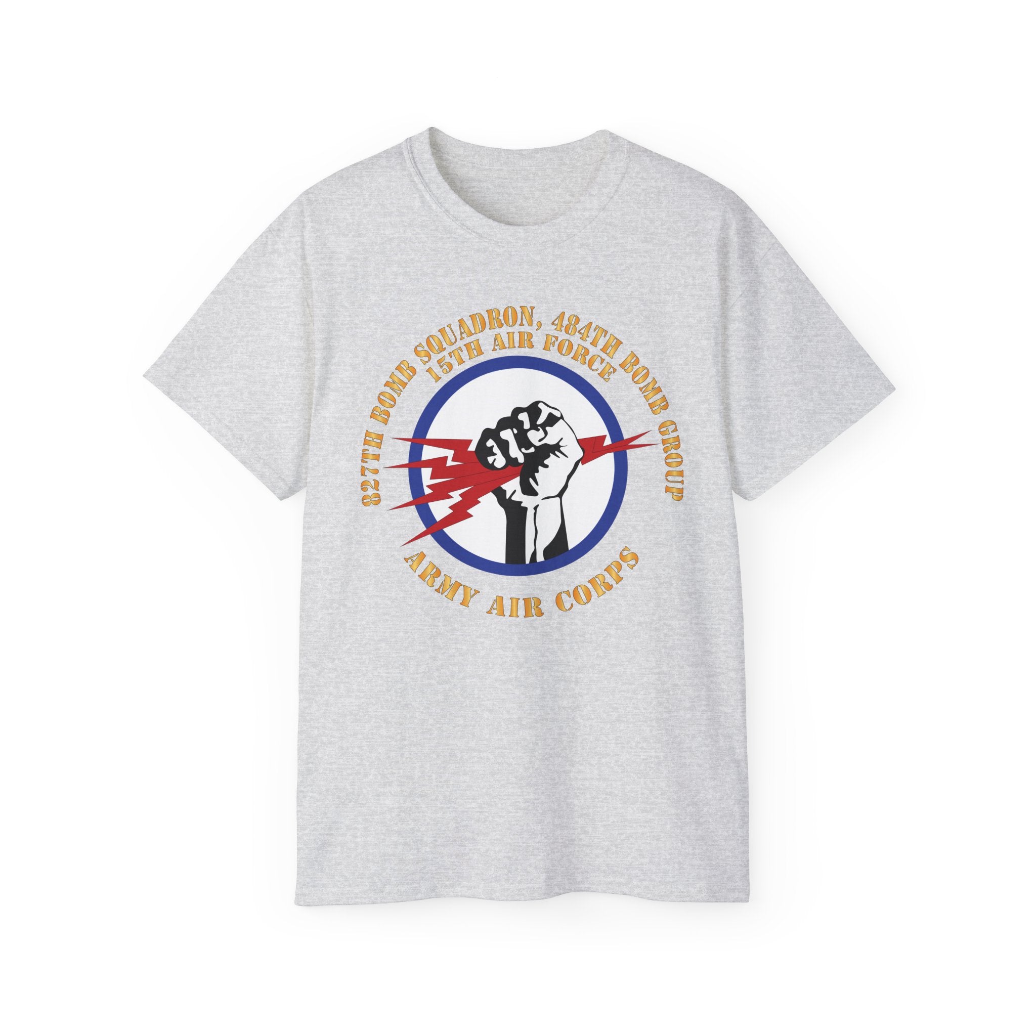 Unisex Ultra Cotton Tee - AAC - 827th Bomb Squadron, 484th Bomb Group - 15th AAF X 300