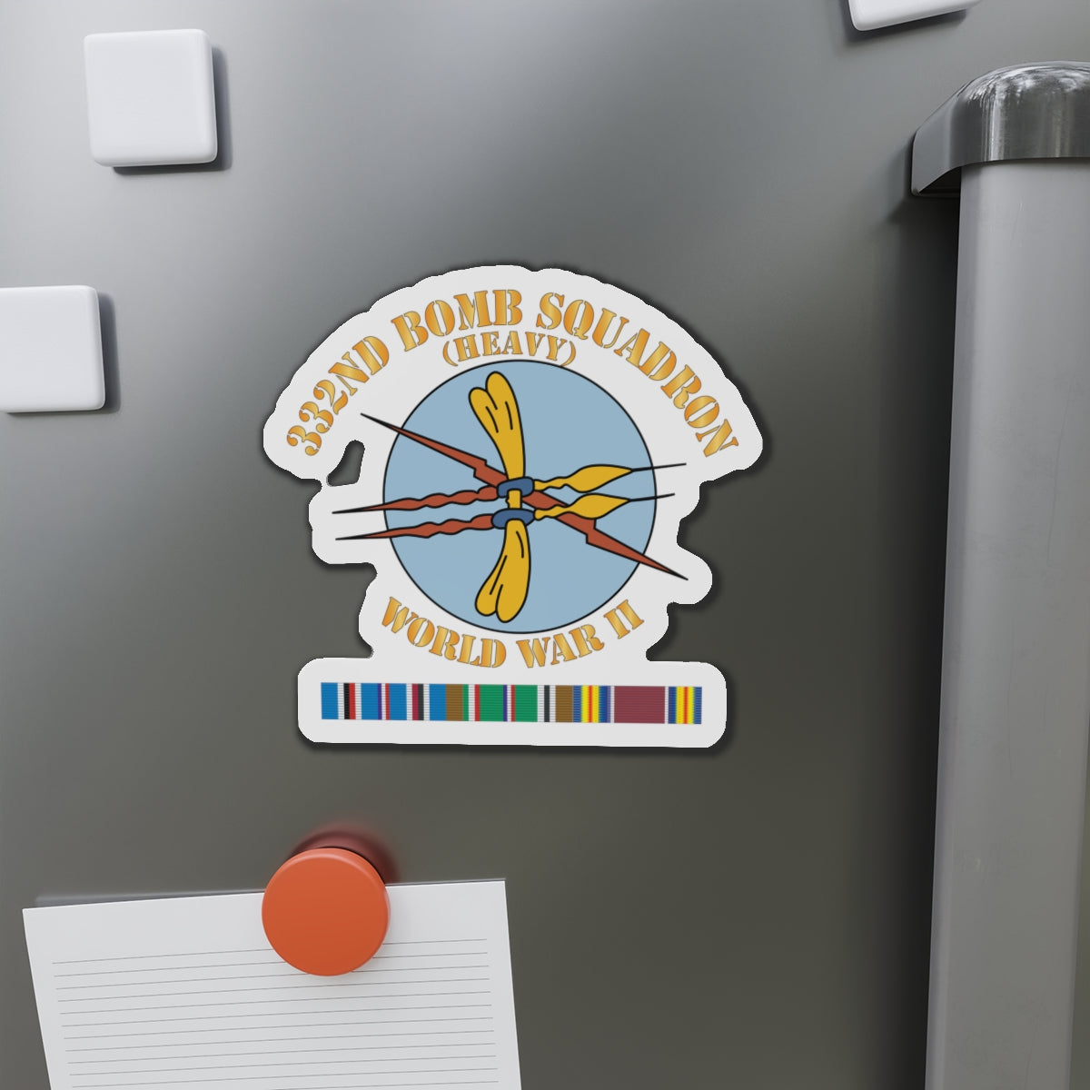 Die-Cut Magnets - AAC - 332nd Bomb Squadron WWII w SVC X 300